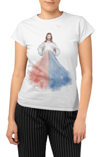 Camiseta Feminina - Jesus Misericordioso #01