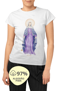 Camiseta Feminina Pima - Mãezinha das Lágrimas #02