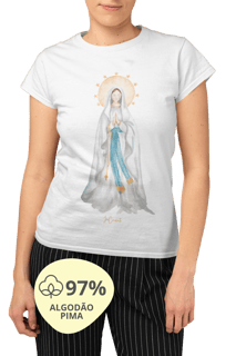 Camiseta Feminina Pima - Mãezinha de Lourdes #02