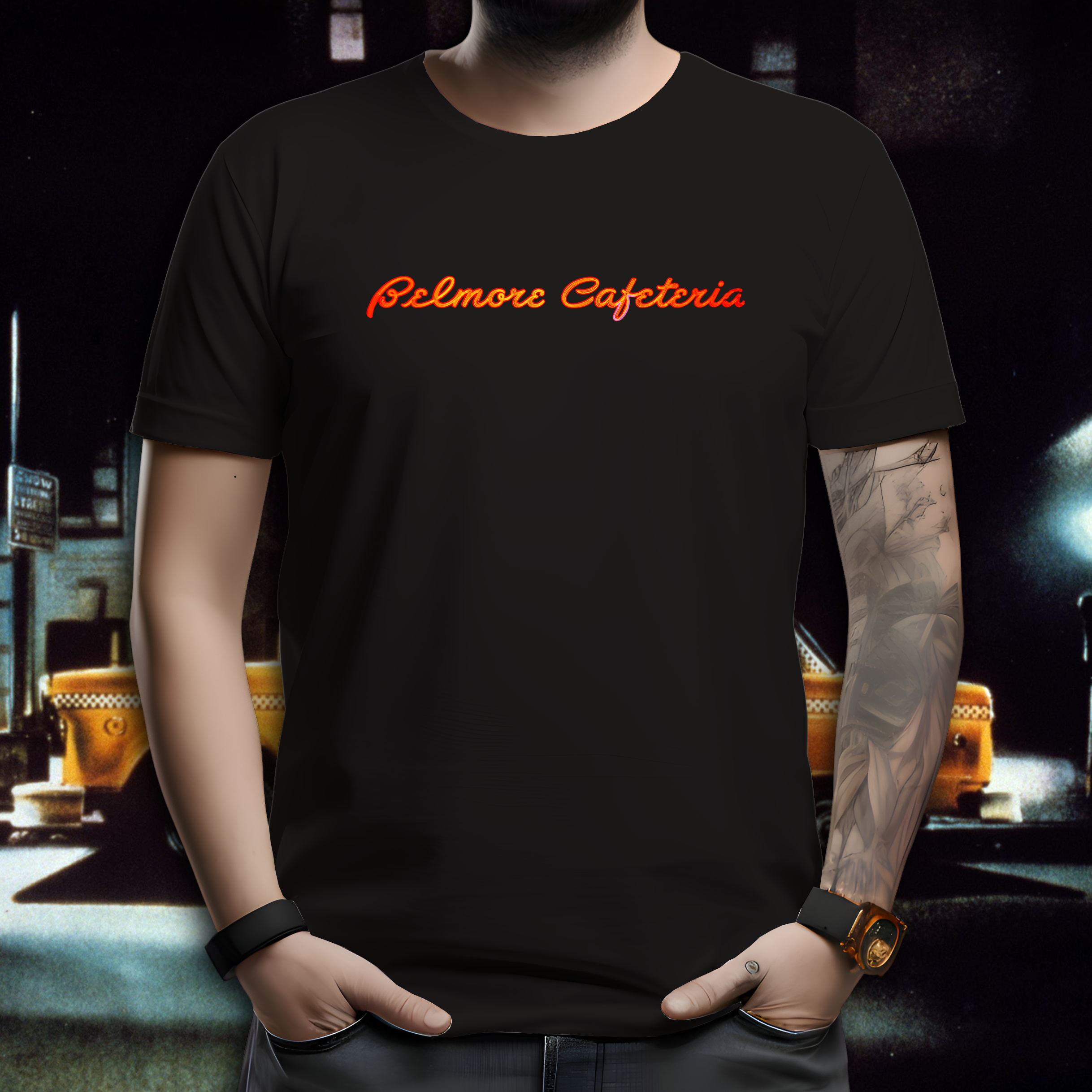 Nome do produto: camiseta Taxi Driver - Belmore Cafeteria