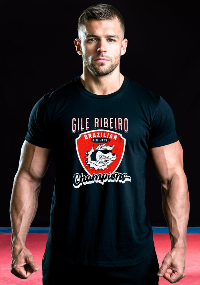 Nome do produto: Camiseta  Brazilian Jiu Jitsu - Gile Ribeiro
