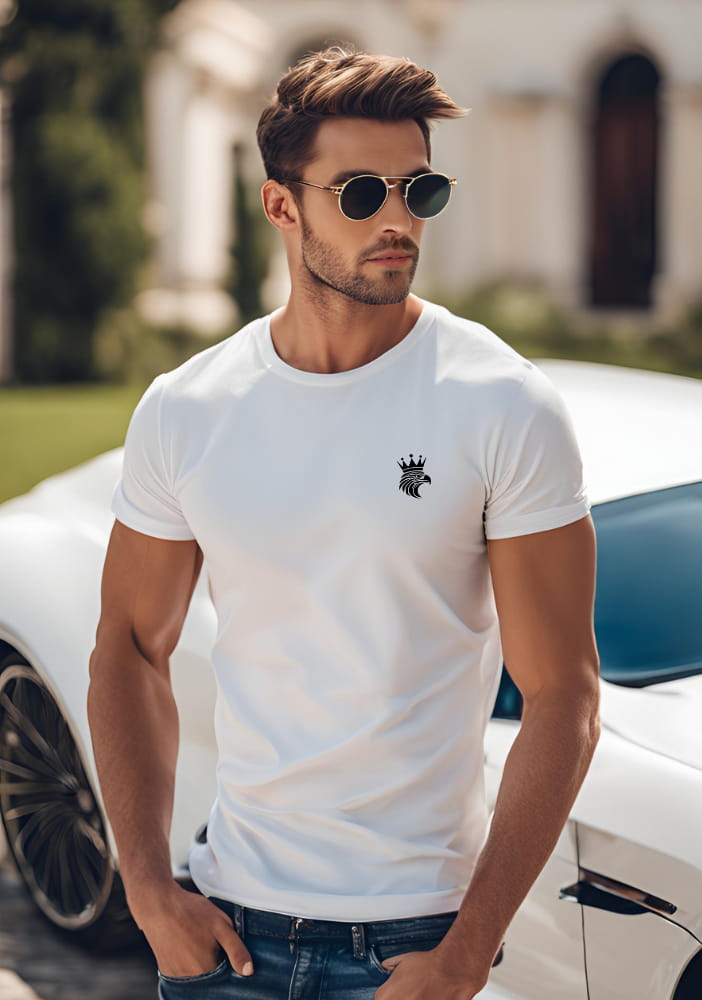 Nome do produto: Camiseta King Falcon - Fio Peruano (PIMA)