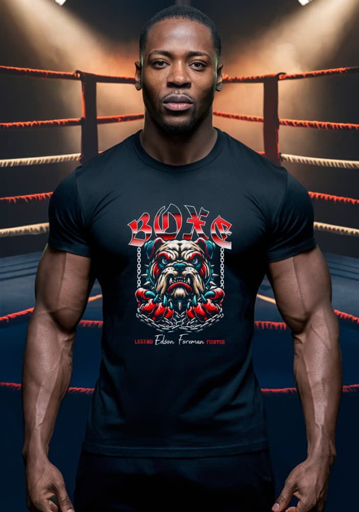 Nome do produto: Camiseta Boxe Dog - Foreman