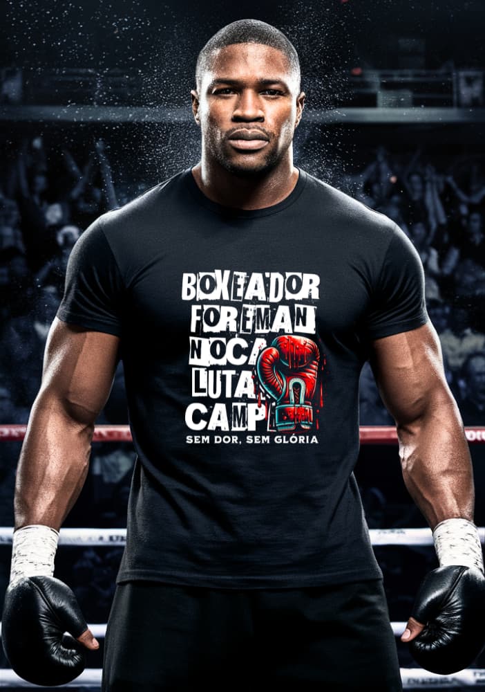 Nome do produto: Camiseta Boxeador - Foreman