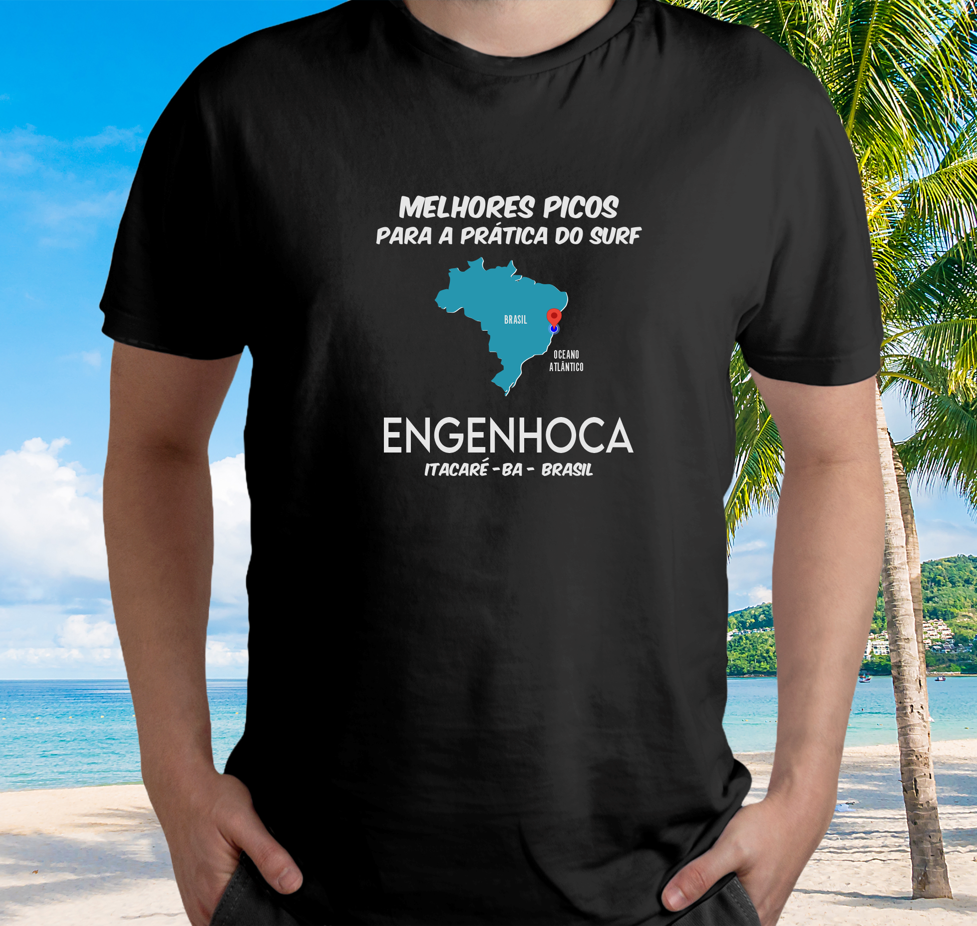 Nome do produto: Camiseta Surf Spot Engenhoca - Color - Ref 208