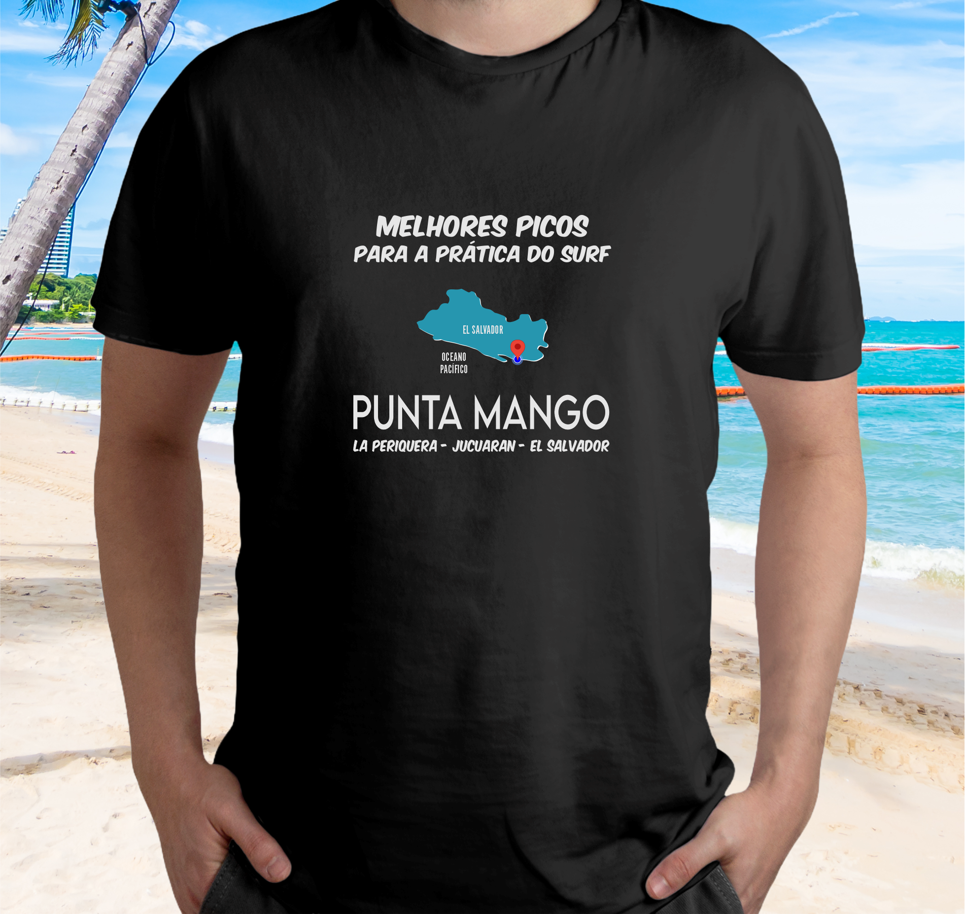 Nome do produto: Camiseta Surf Spot Punta Mango - Color - Ref 218