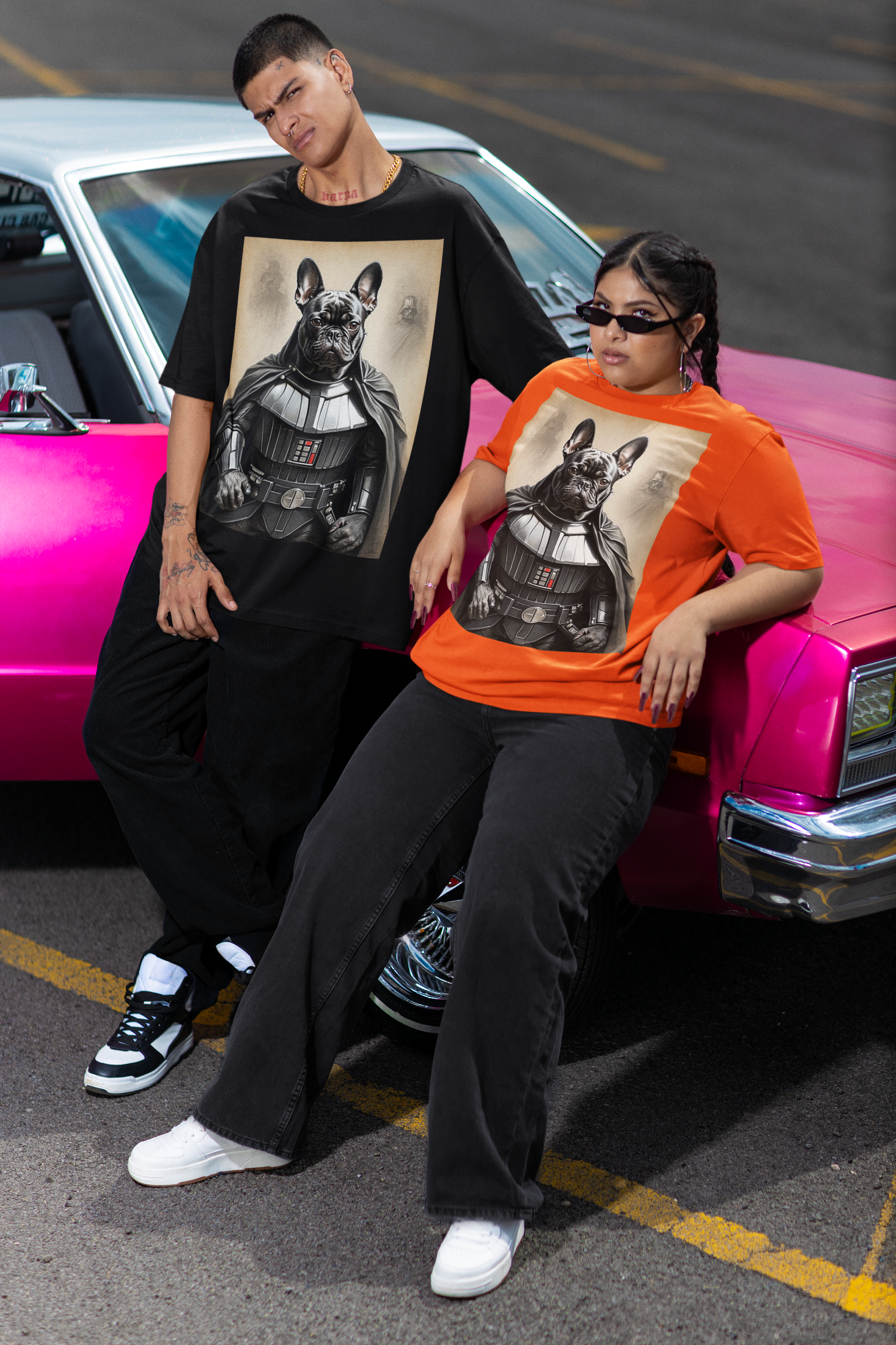 Nome do produto: Black Side of Bulldog - Unissex T-Shirt