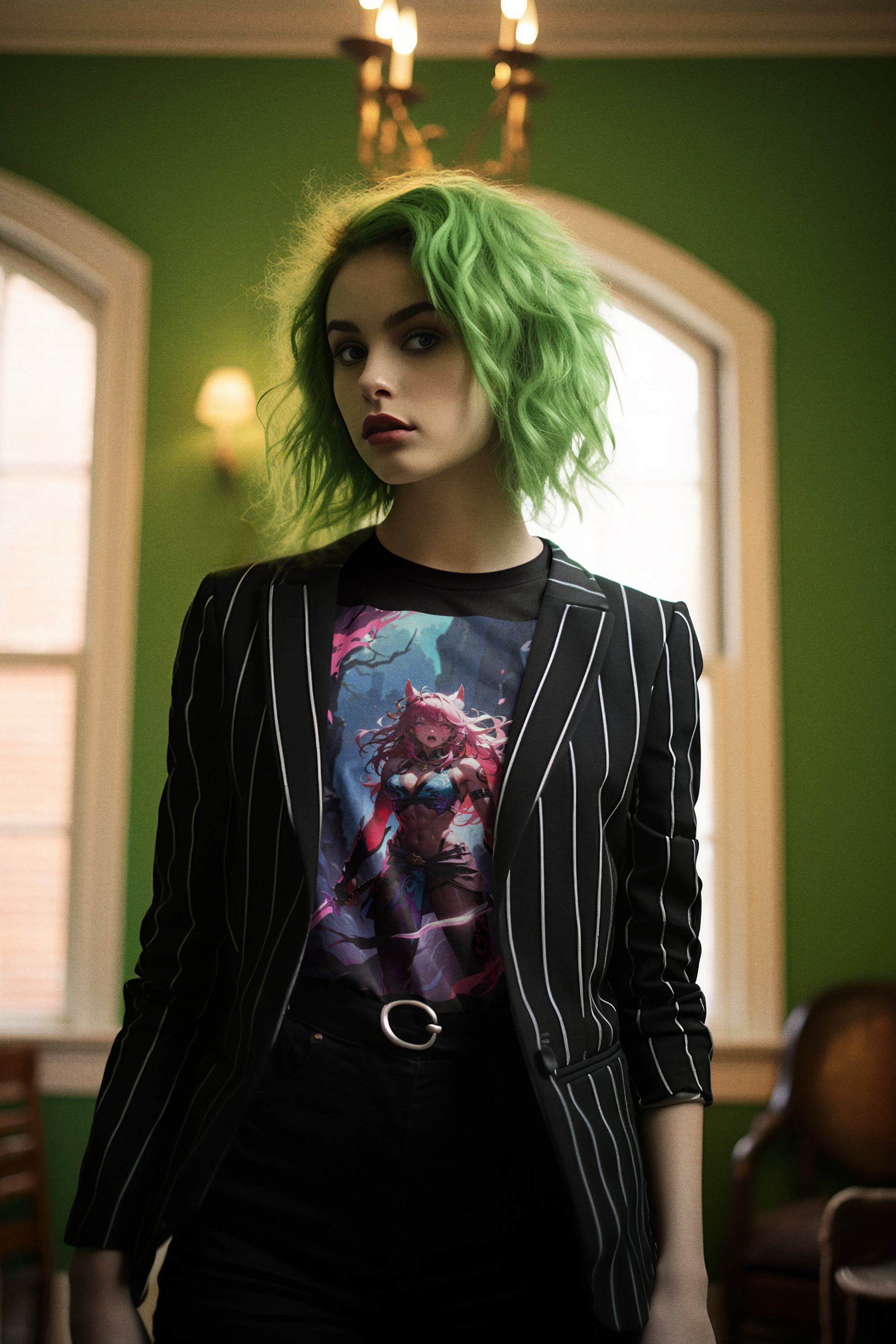 Nome do produto: Spade Anime Girl - Unissex T-Shirt