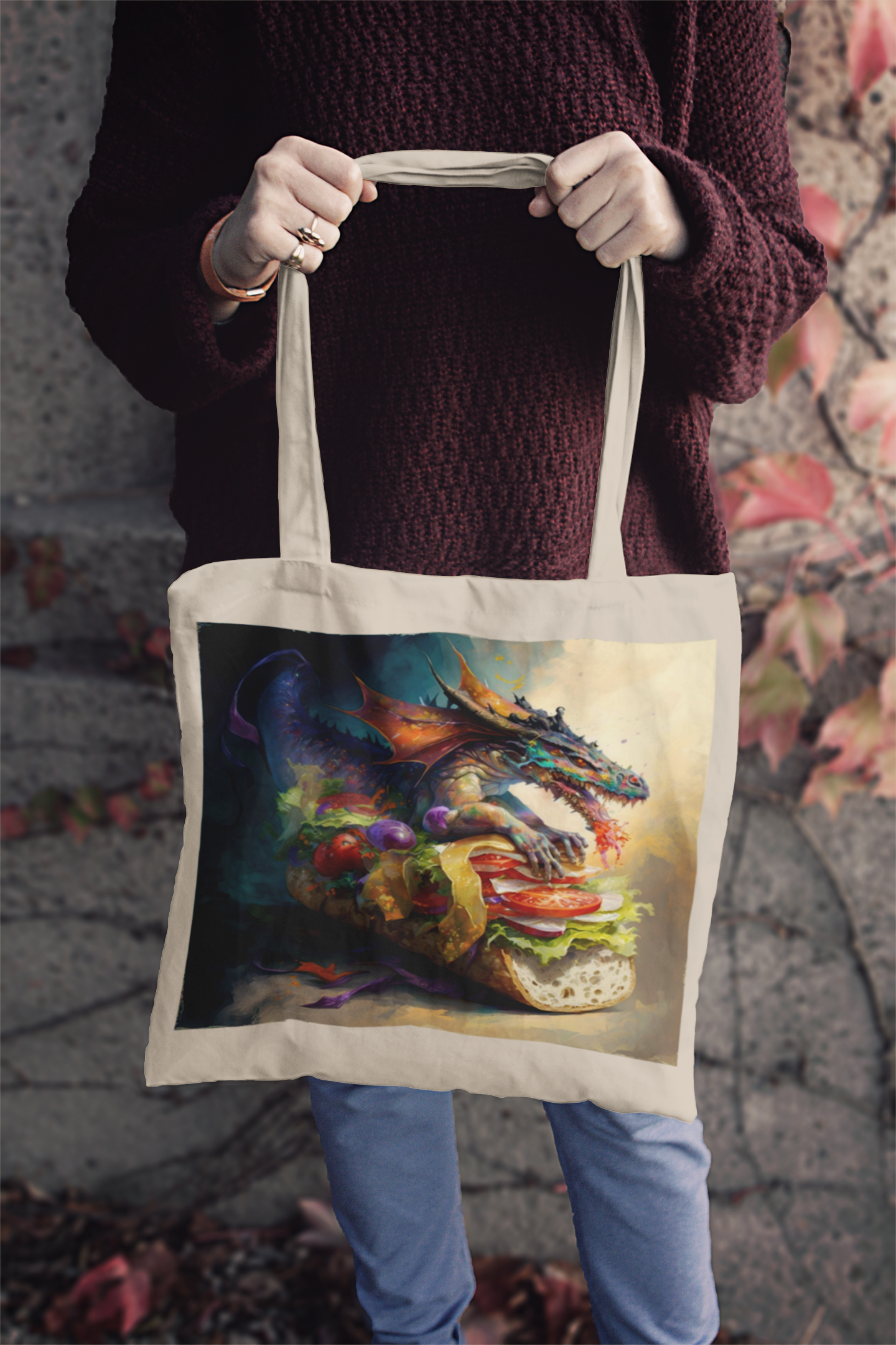 Nome do produto: Eco bag Color Dragon of Food 