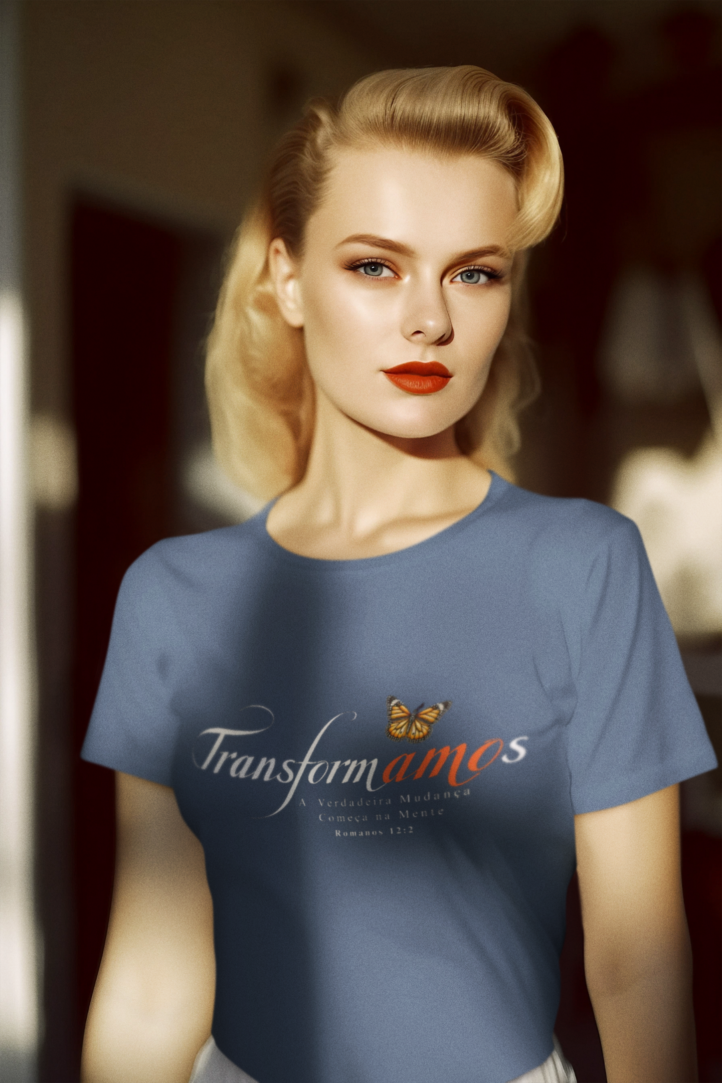 Nome do produto: Camiseta Baby Long Estonada 28 - TransformAMOs - Romanos 12.2