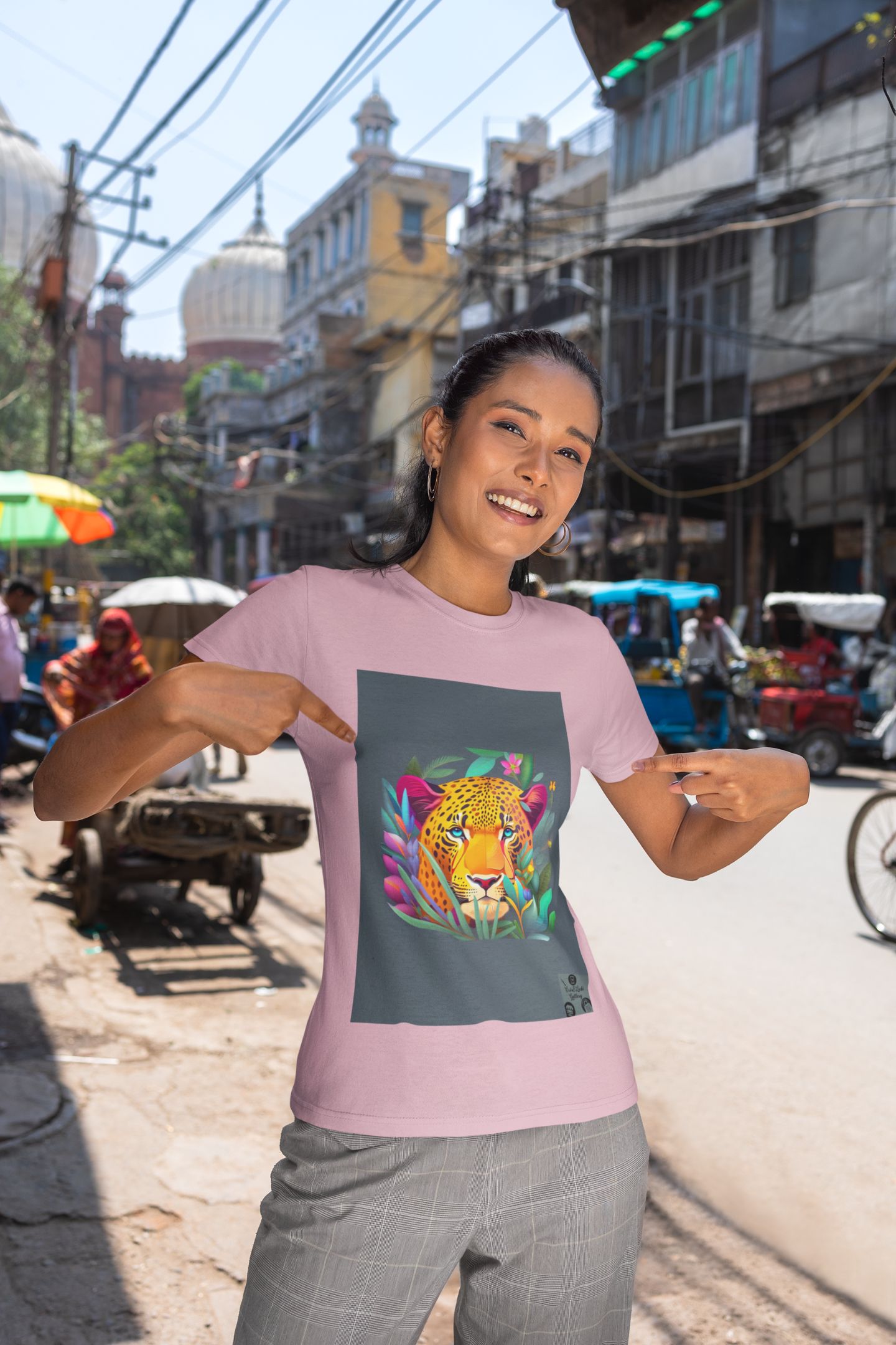 Nome do produto: Camiseta Baby Long Classic - Coleção Face do Jaguar #02/04