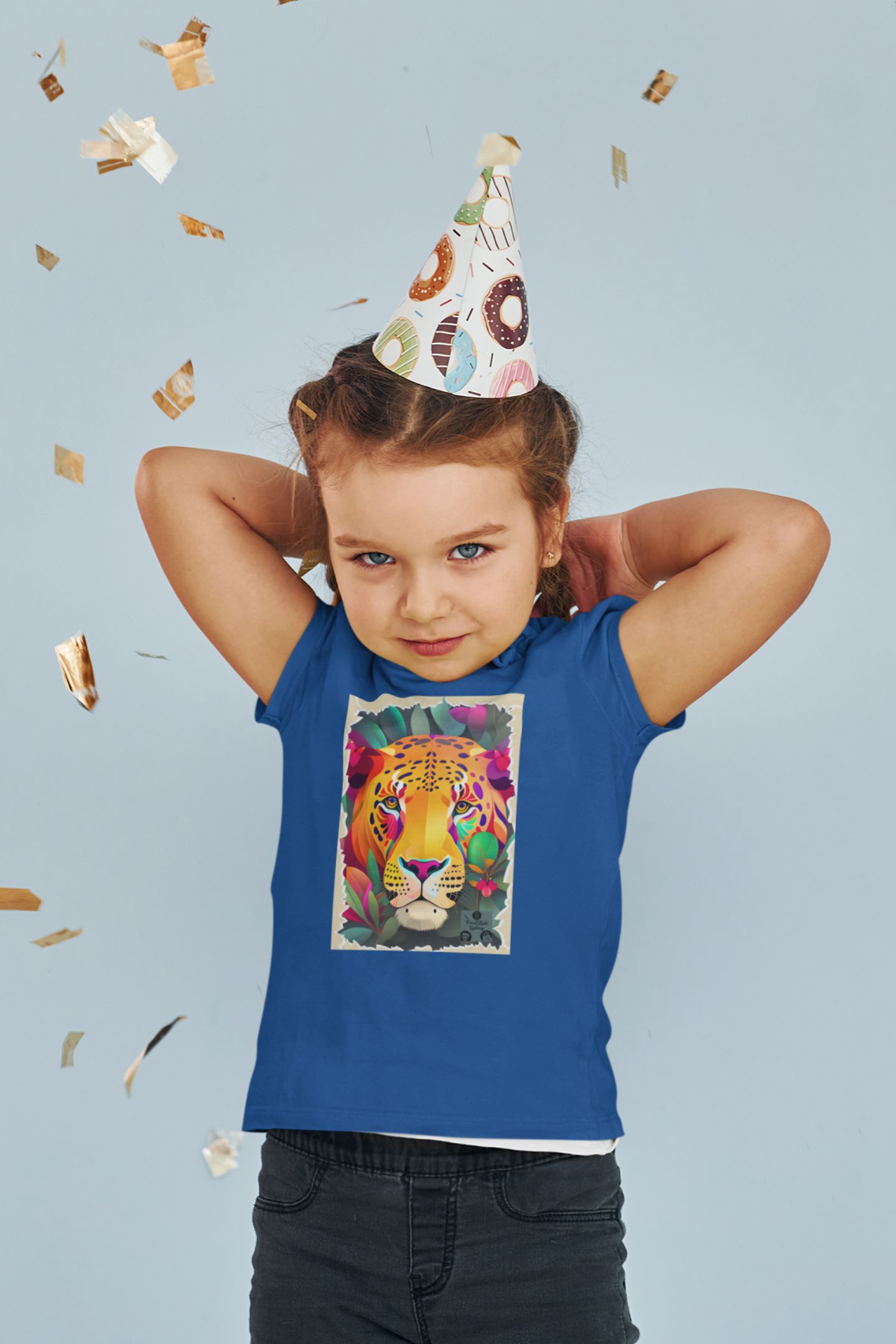 Nome do produto: Camiseta Quality Infantil (2 a 8) - Face do Jaguar