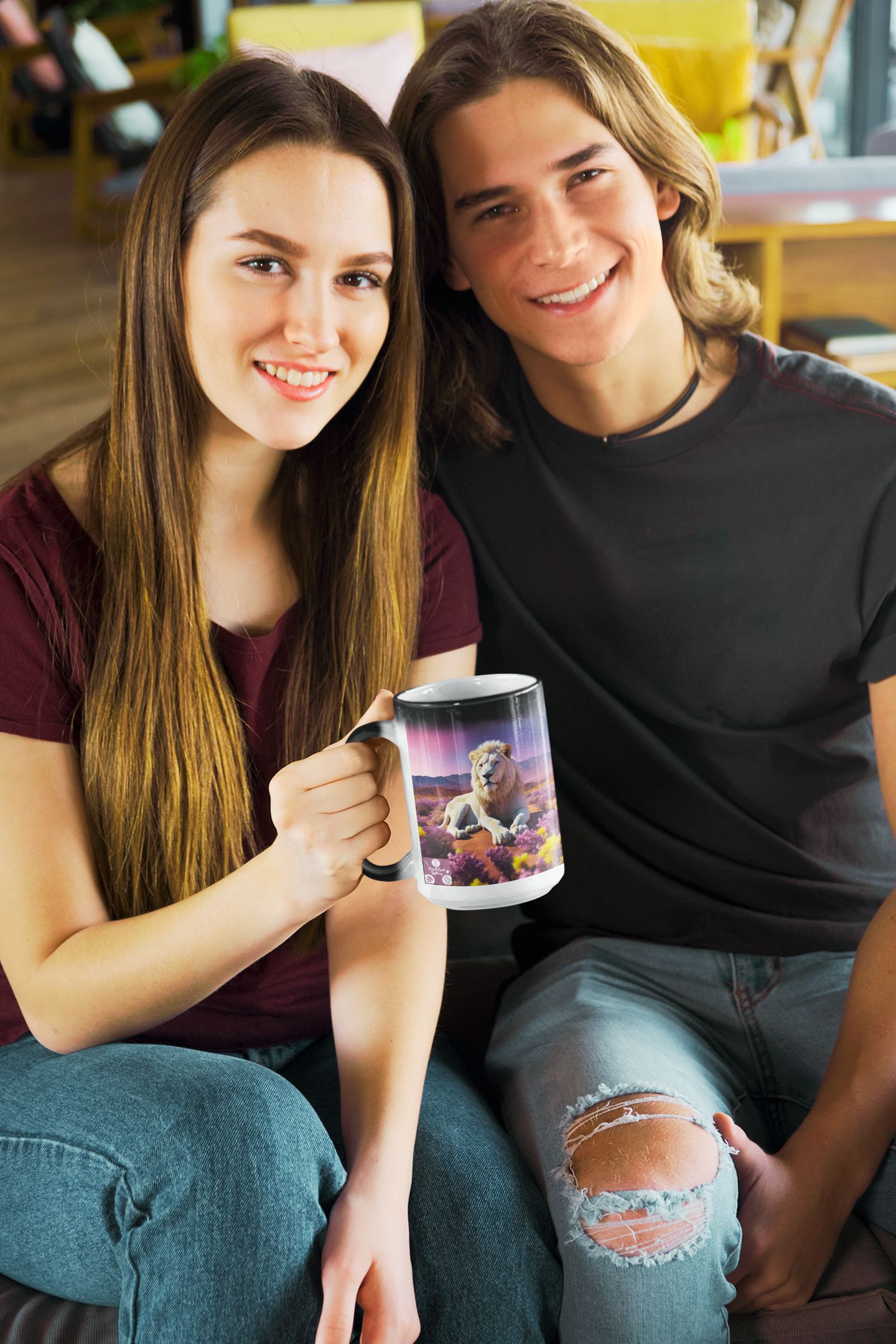 Nome do produto: Caneca mágica  - Coleção Leão de Judá 