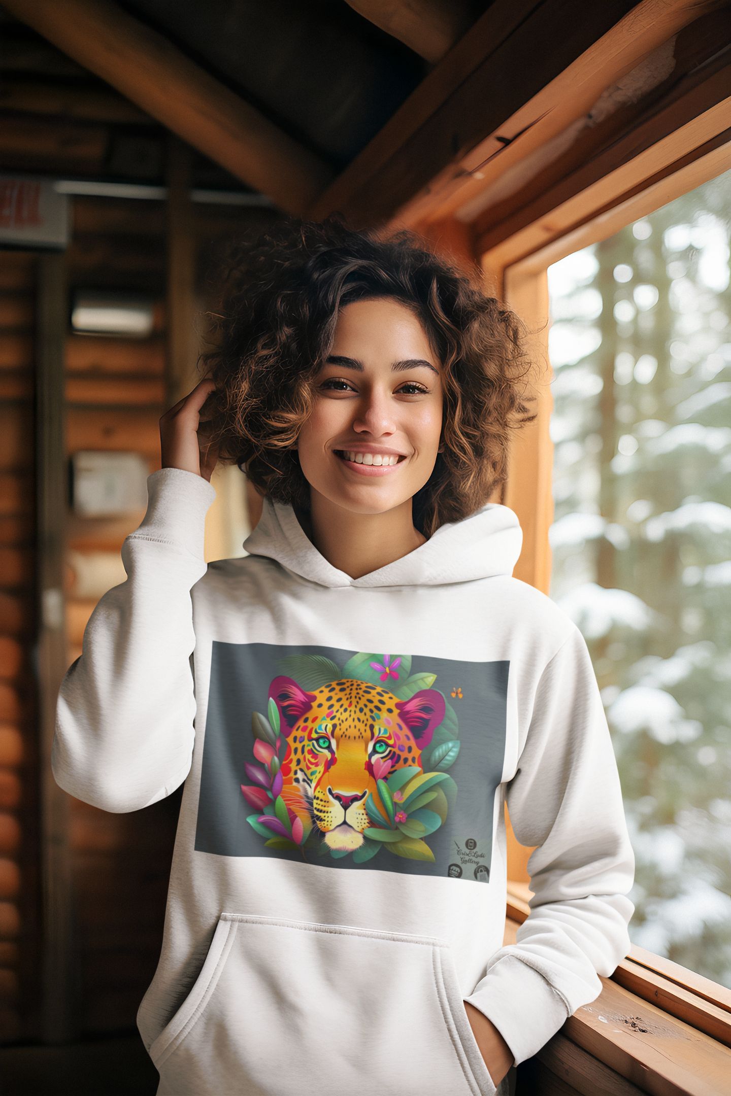 Nome do produto: Moletom Canguru Unissex Face do Jaguar #03/04