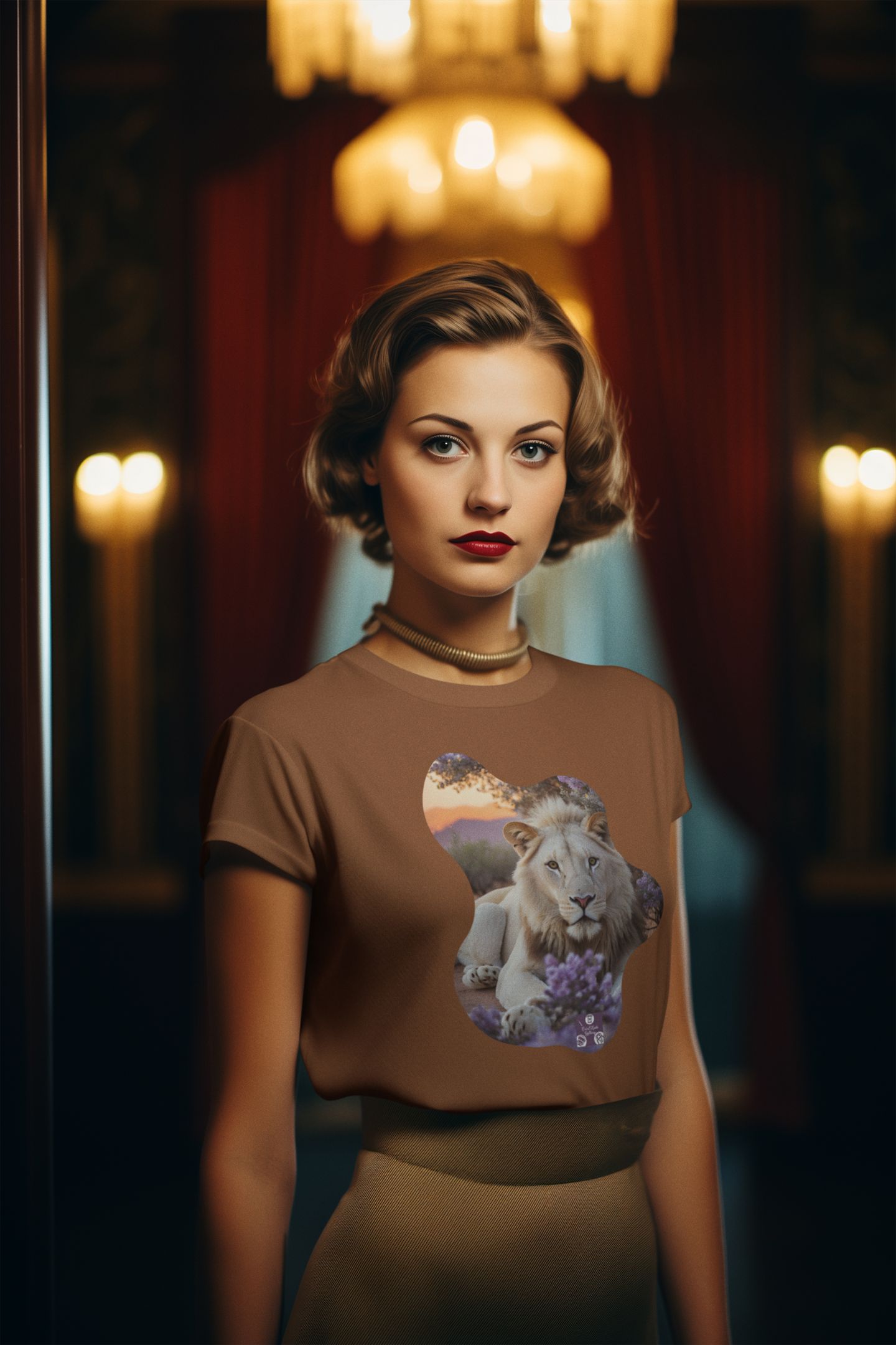 Nome do produto: Camiseta Baby  Long Pima - Coleção Leão de Judá 