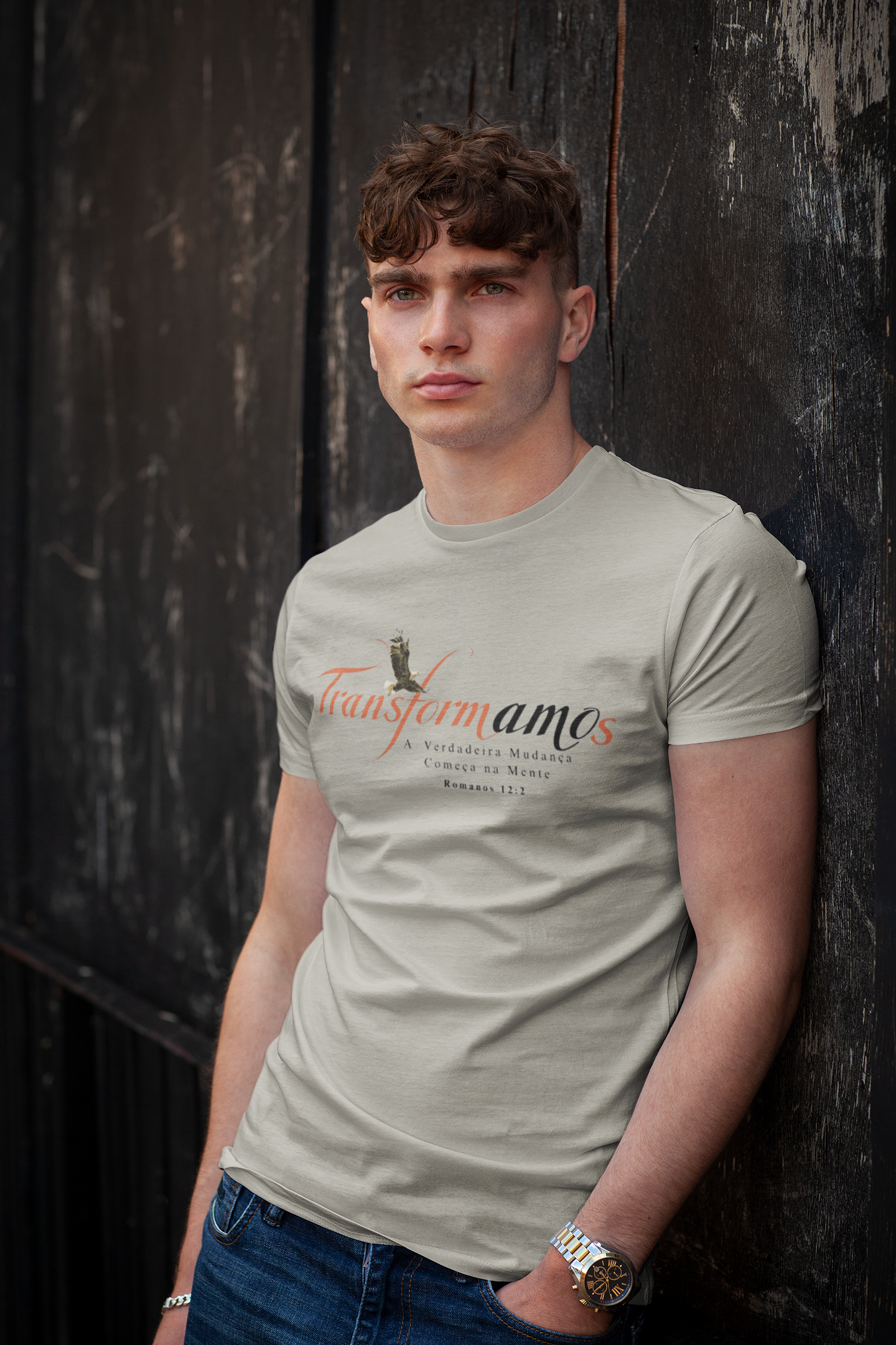 Nome do produto: T-Shirt Pima Unissex 9 - TransformAMOs - Romanos 12.2