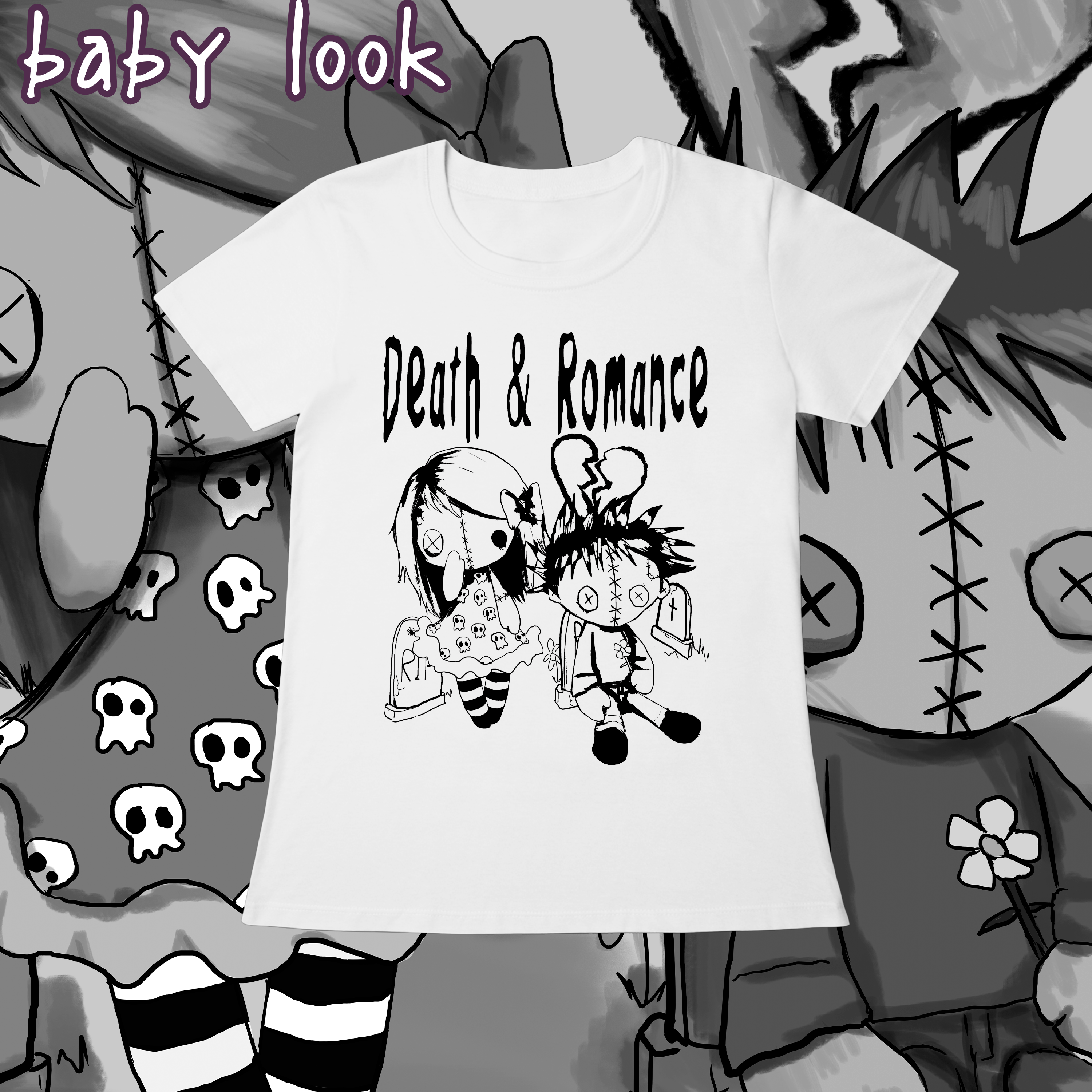 Baby Look 'DEATH & ROMANCE'