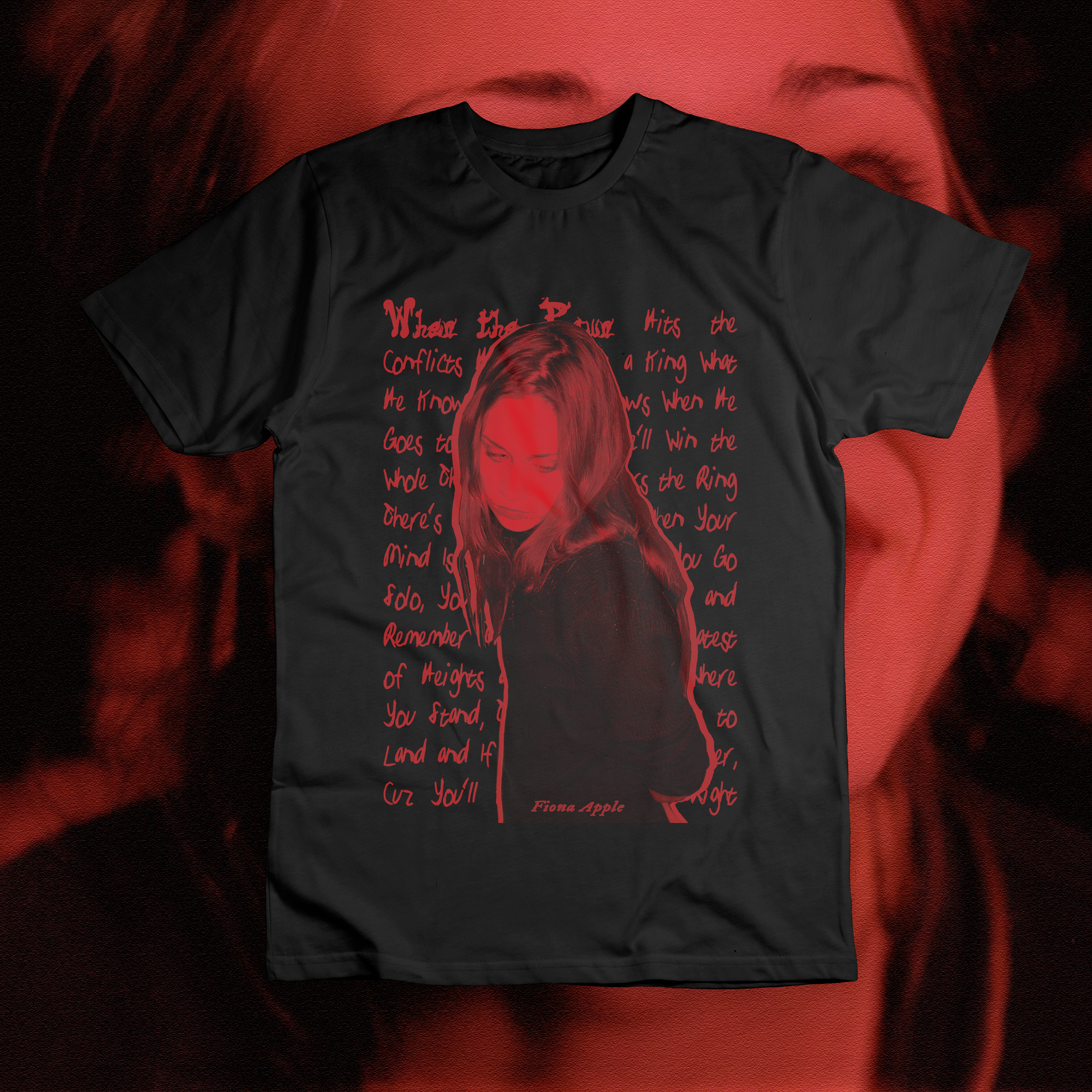 Camiseta 'WHEN THE PAWN (Fiona Apple)'