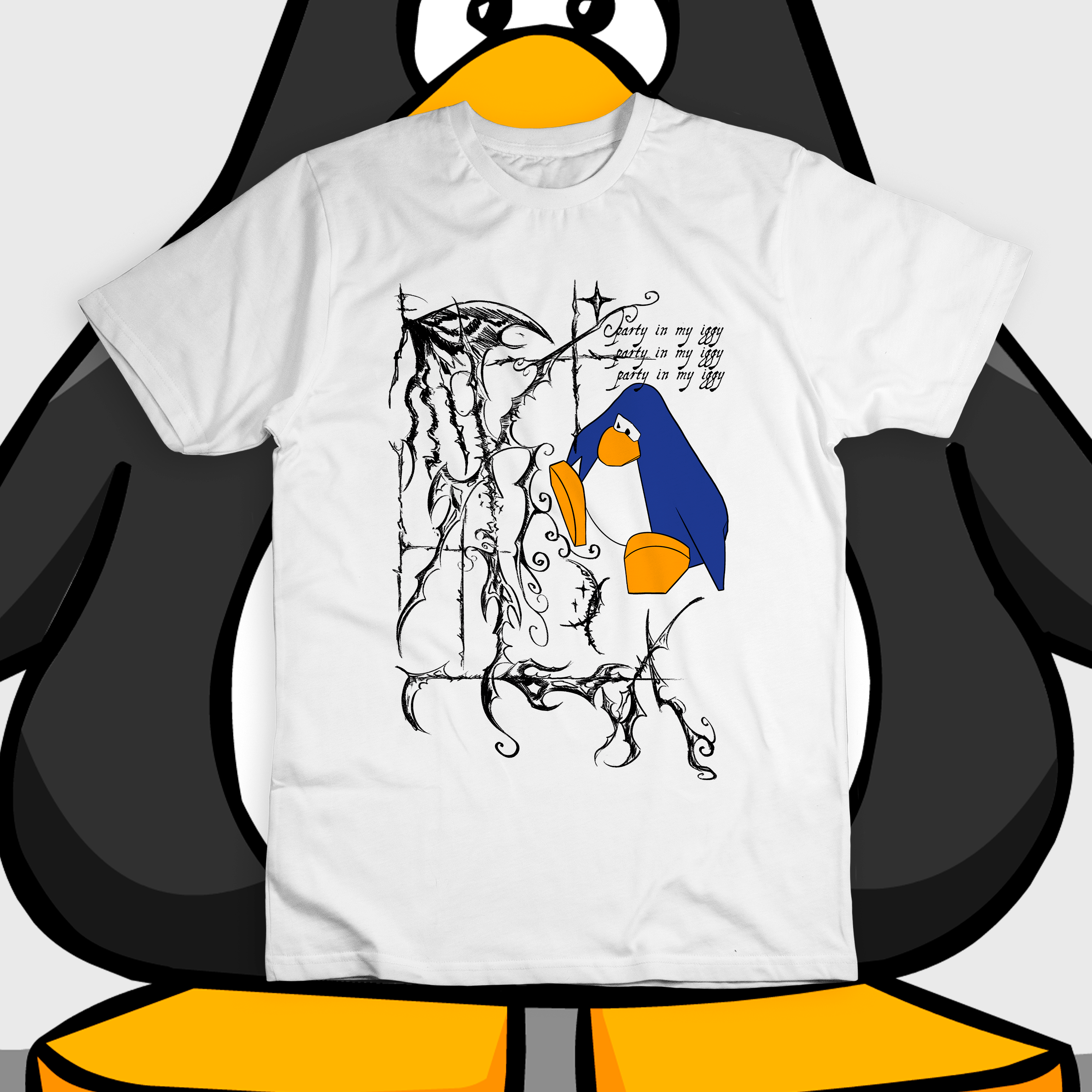 Camiseta 'party in my iggy!'