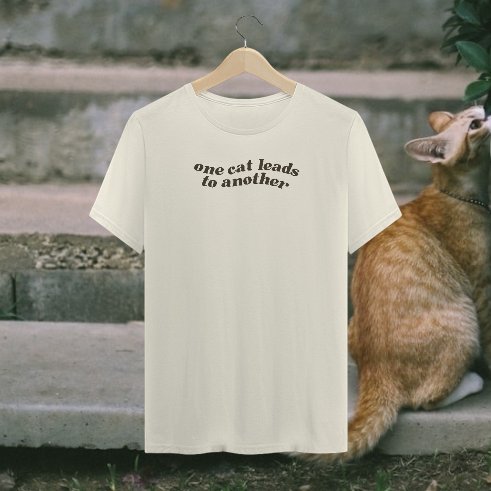 t shirt • one cat leads to another (claras)