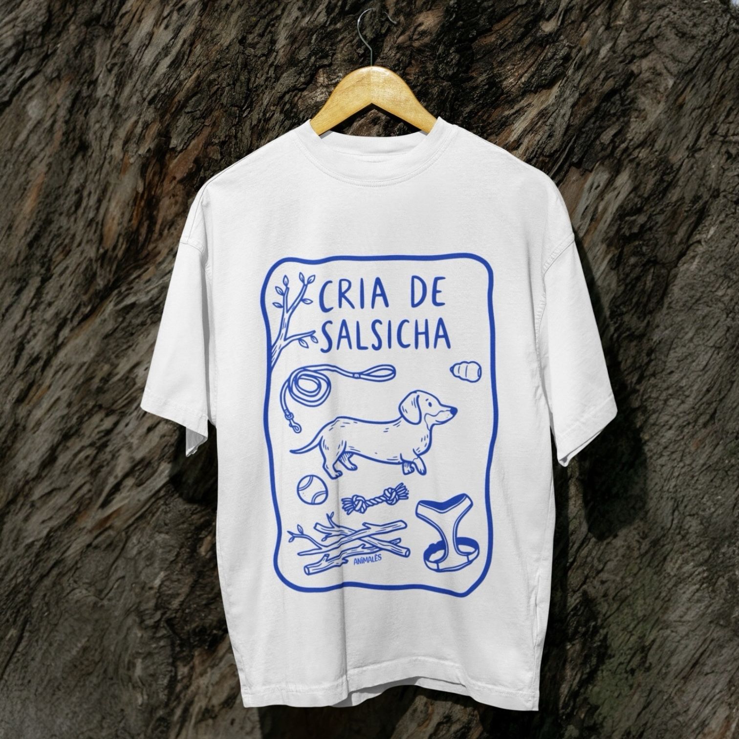 oversized • cria de salsicha