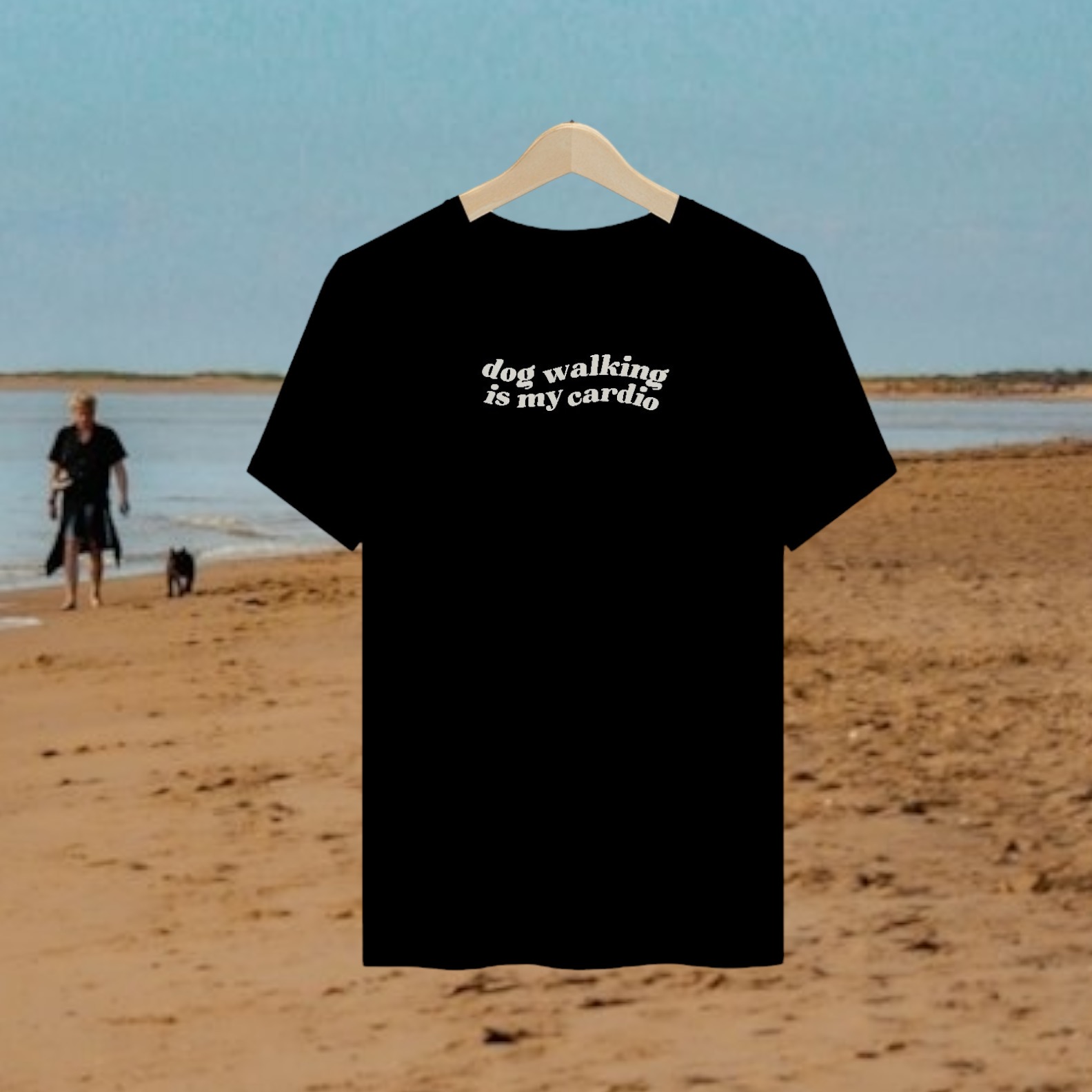 t-shirt • dog walking is my cardio