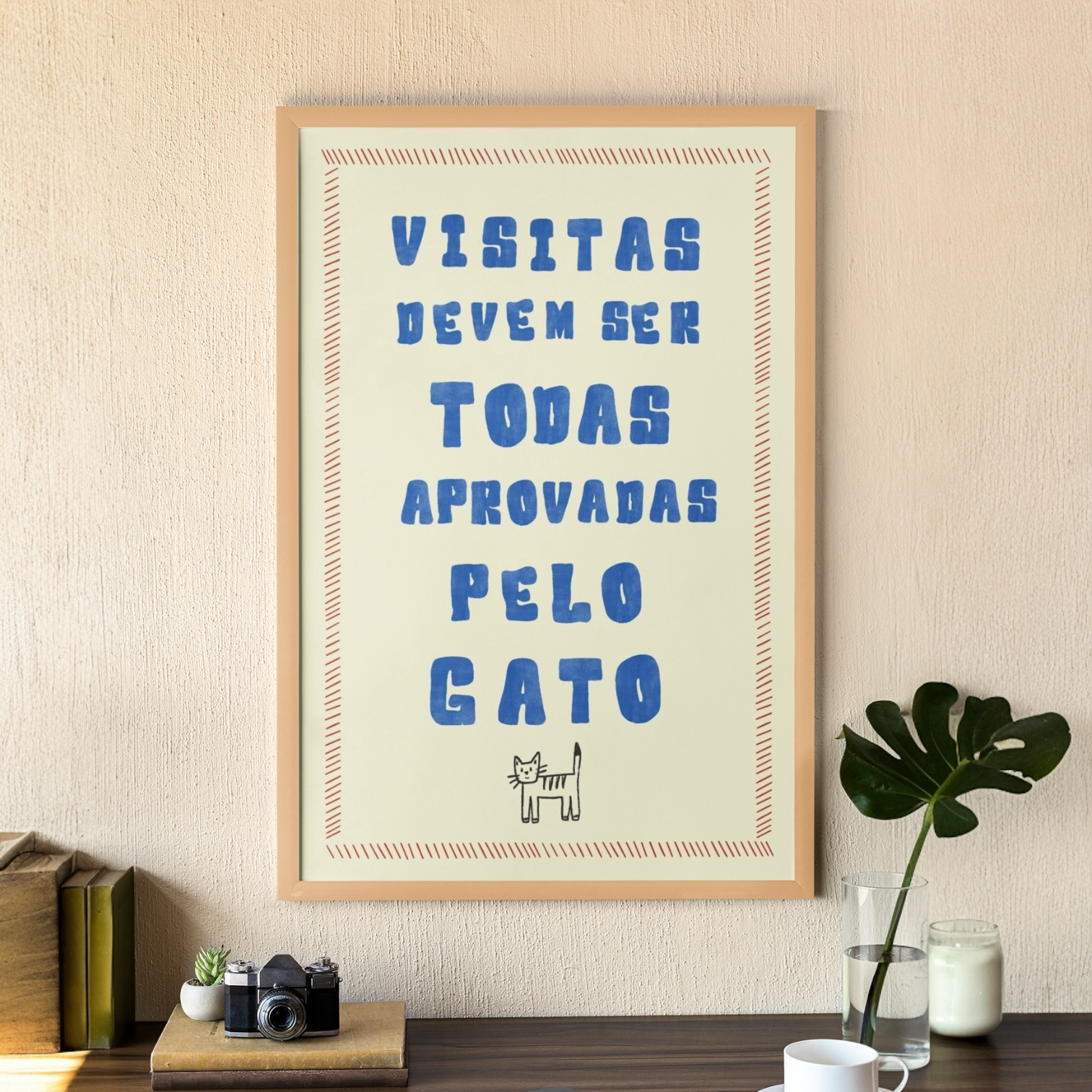 quadro • visitantes? depende do gato