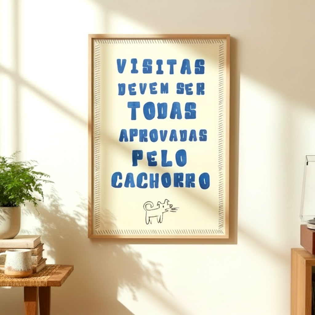 quadro • visitantes? depende do cachorro