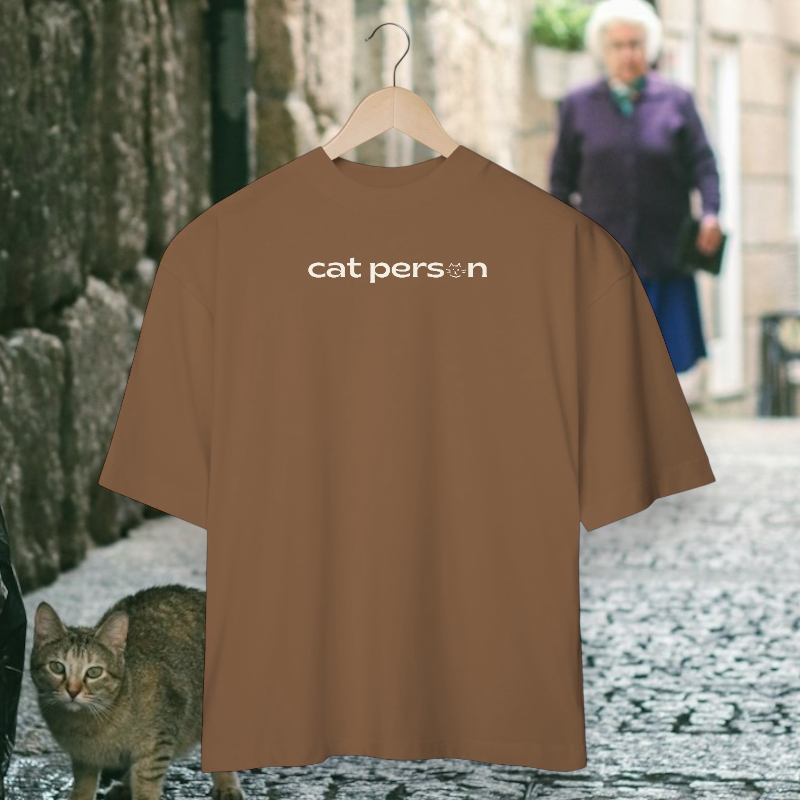 oversized • cat person