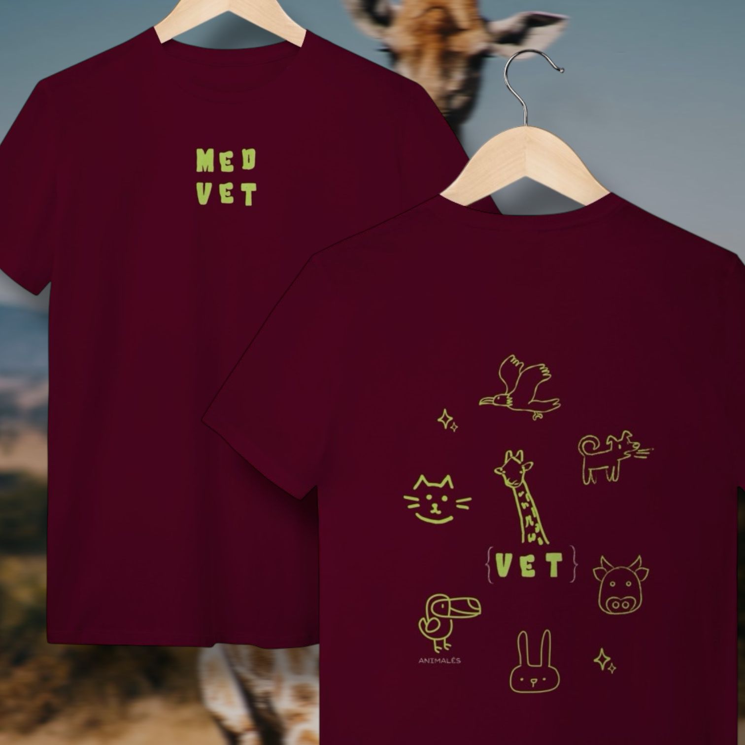 t-shirt • {vet} frente & costas