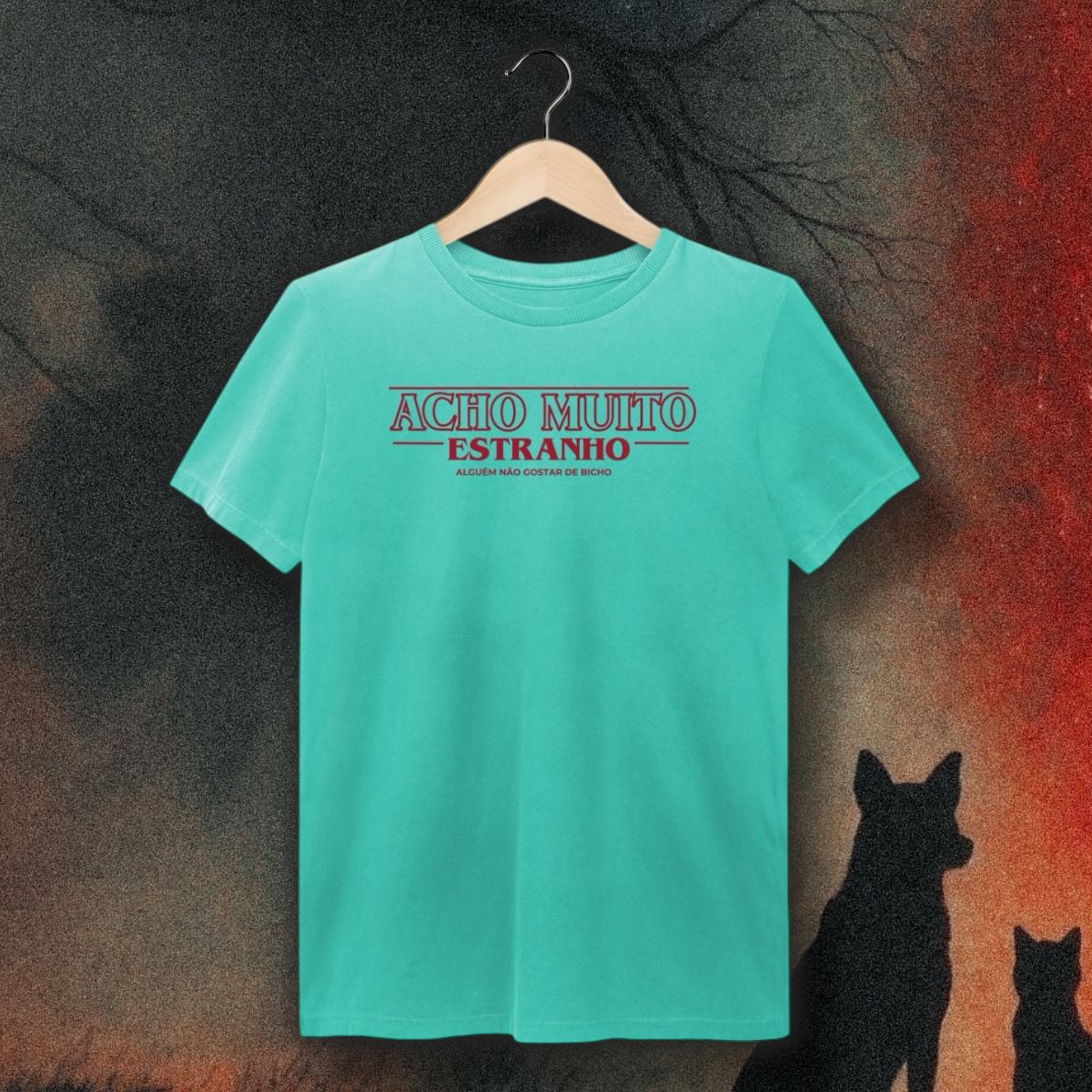 t-shirt estonada • estranheza