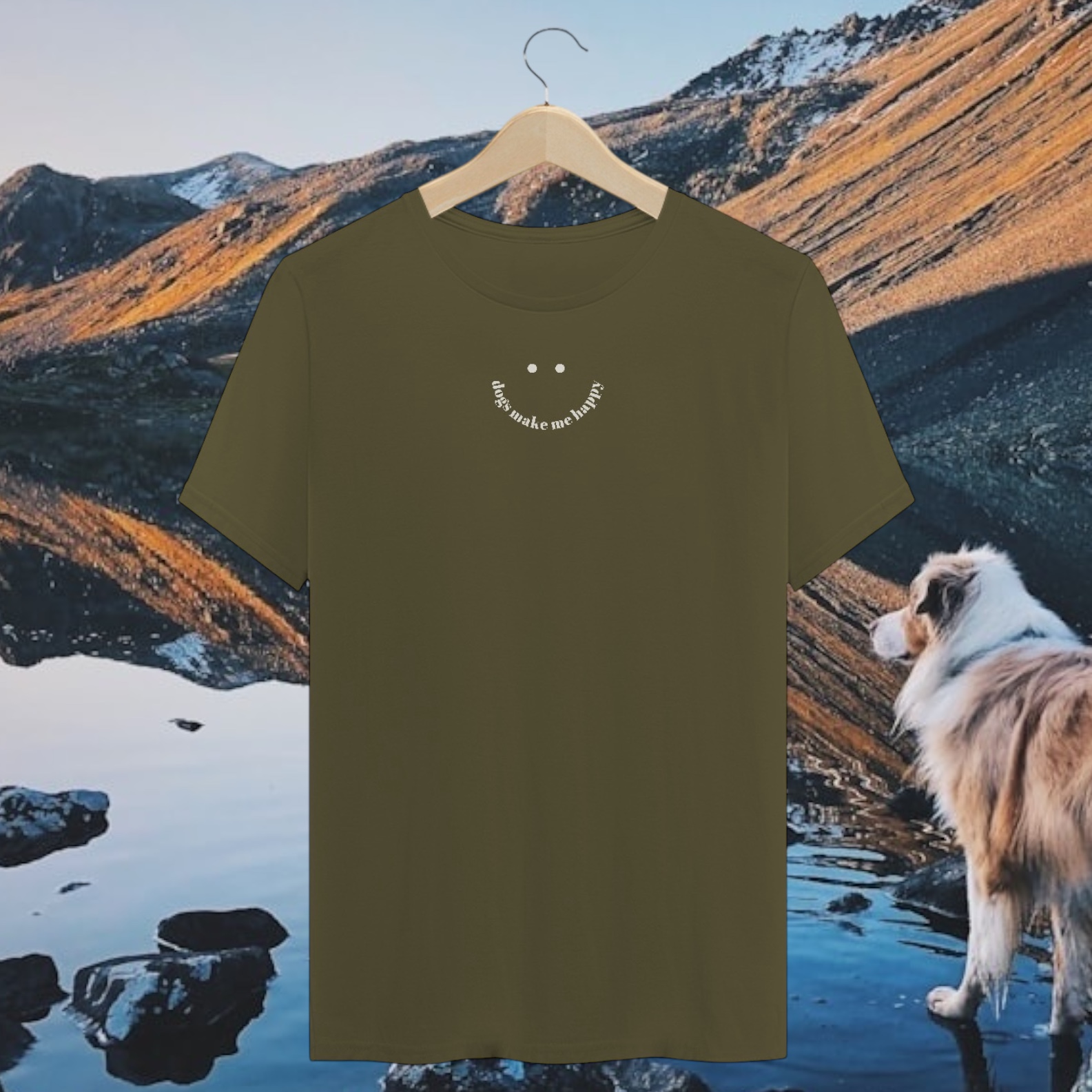 t-shirt • dogs make me happy