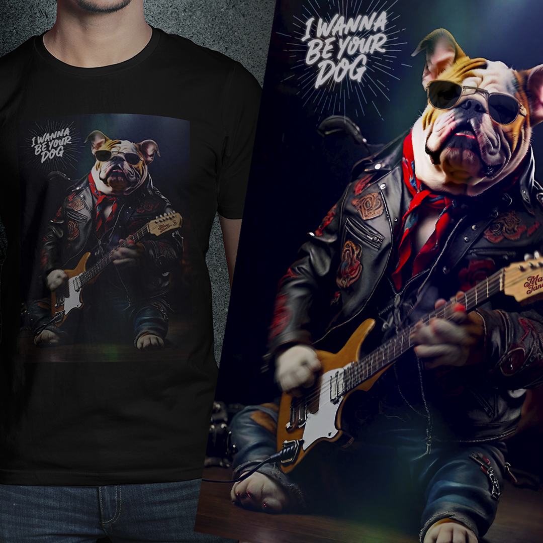 Nome do produto: T-SHIRT I WANNA BE YOUR DOG