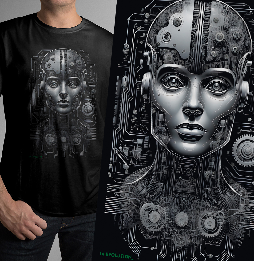 Nome do produto: T-SHIRT IA EVOLUTION