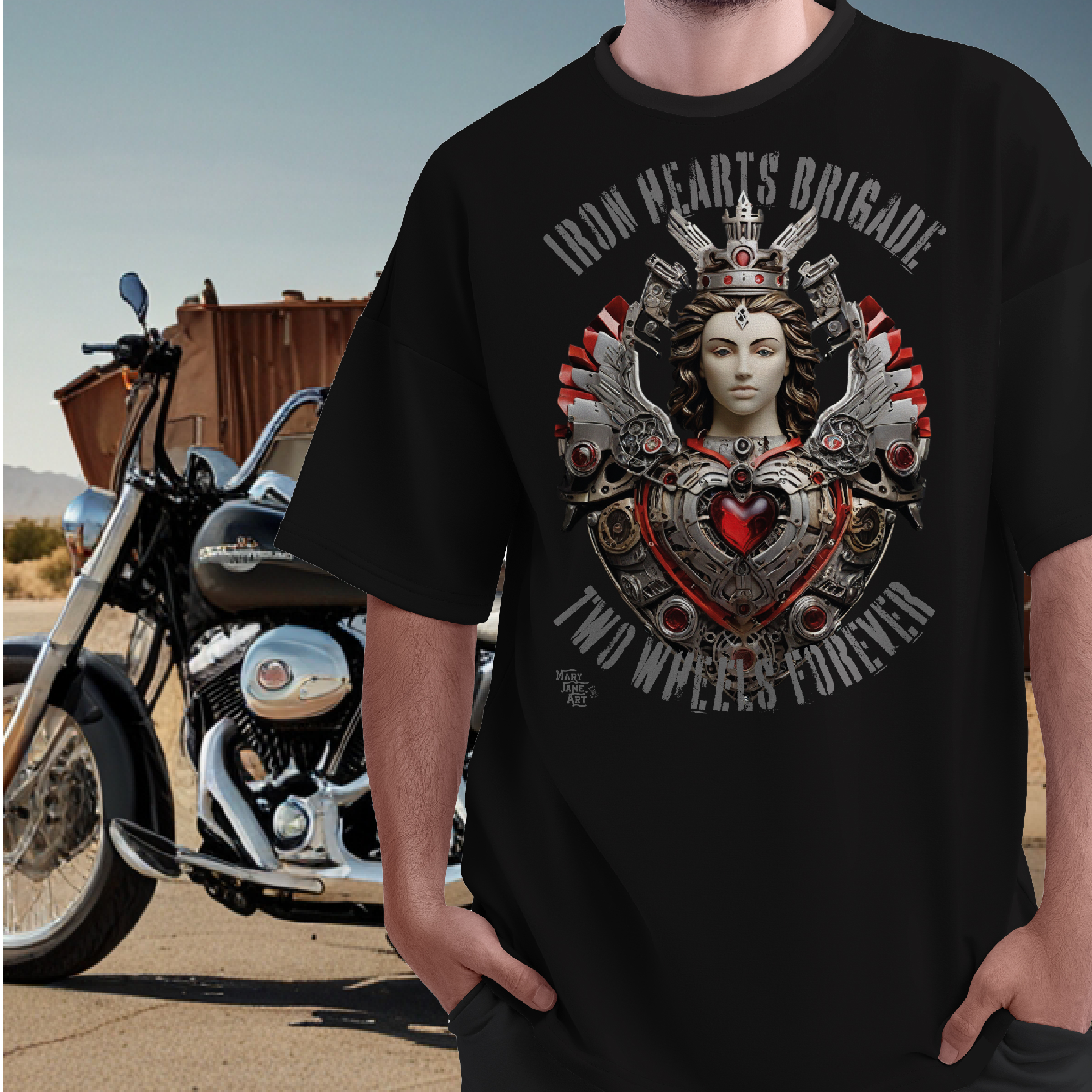 Nome do produto: Tshirt IRON HEARTS BRIGADE 04
