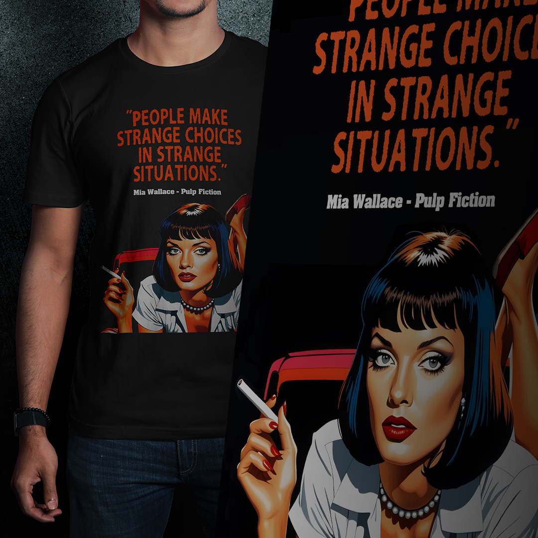 Nome do produto: T-SHIRT PULP FICTION