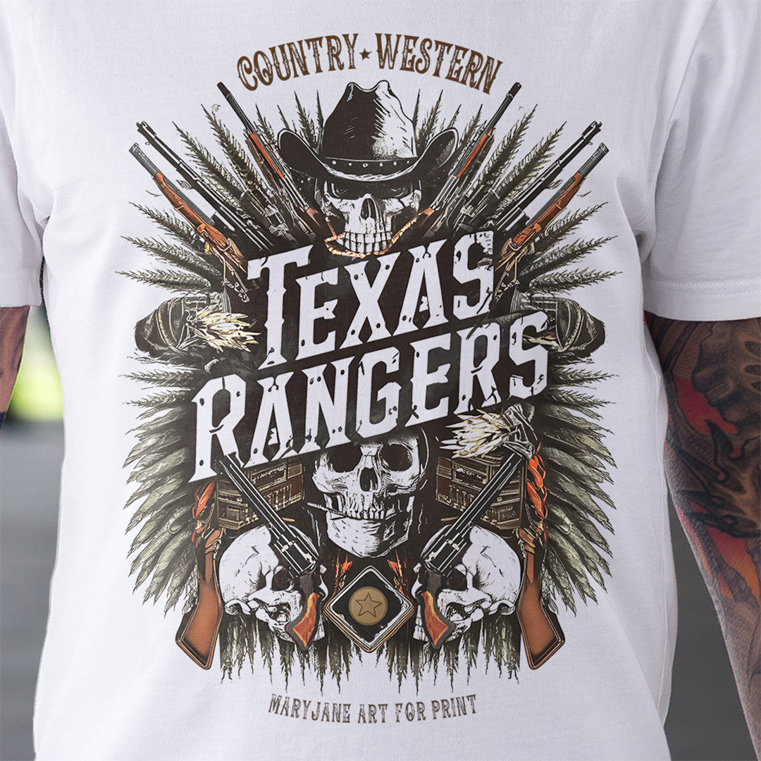 Nome do produto: T_SHIRT QUALITY TEXAS RANGERS