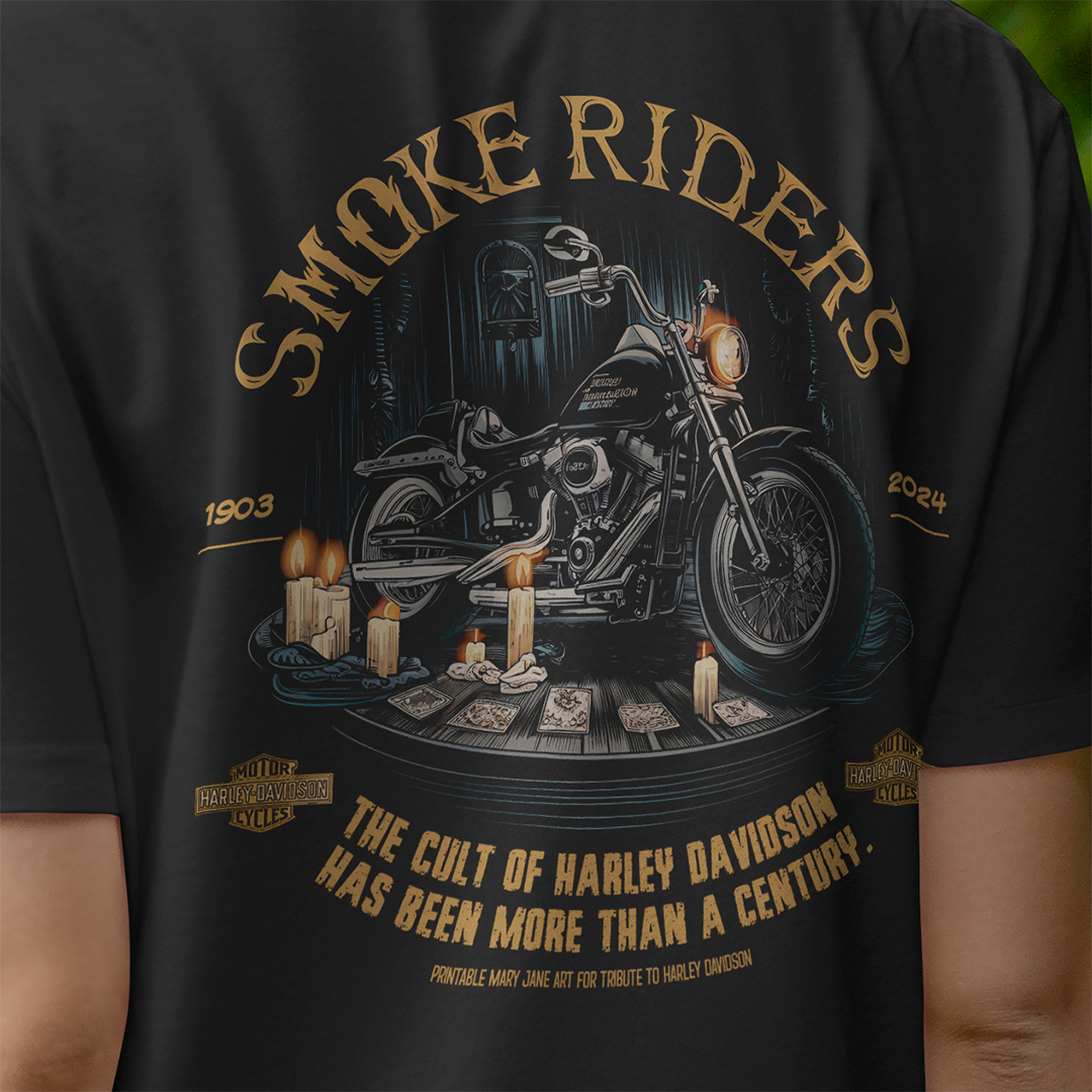 Nome do produto: T-SHIRT PRIME SMOKE RIDERS CULT 1