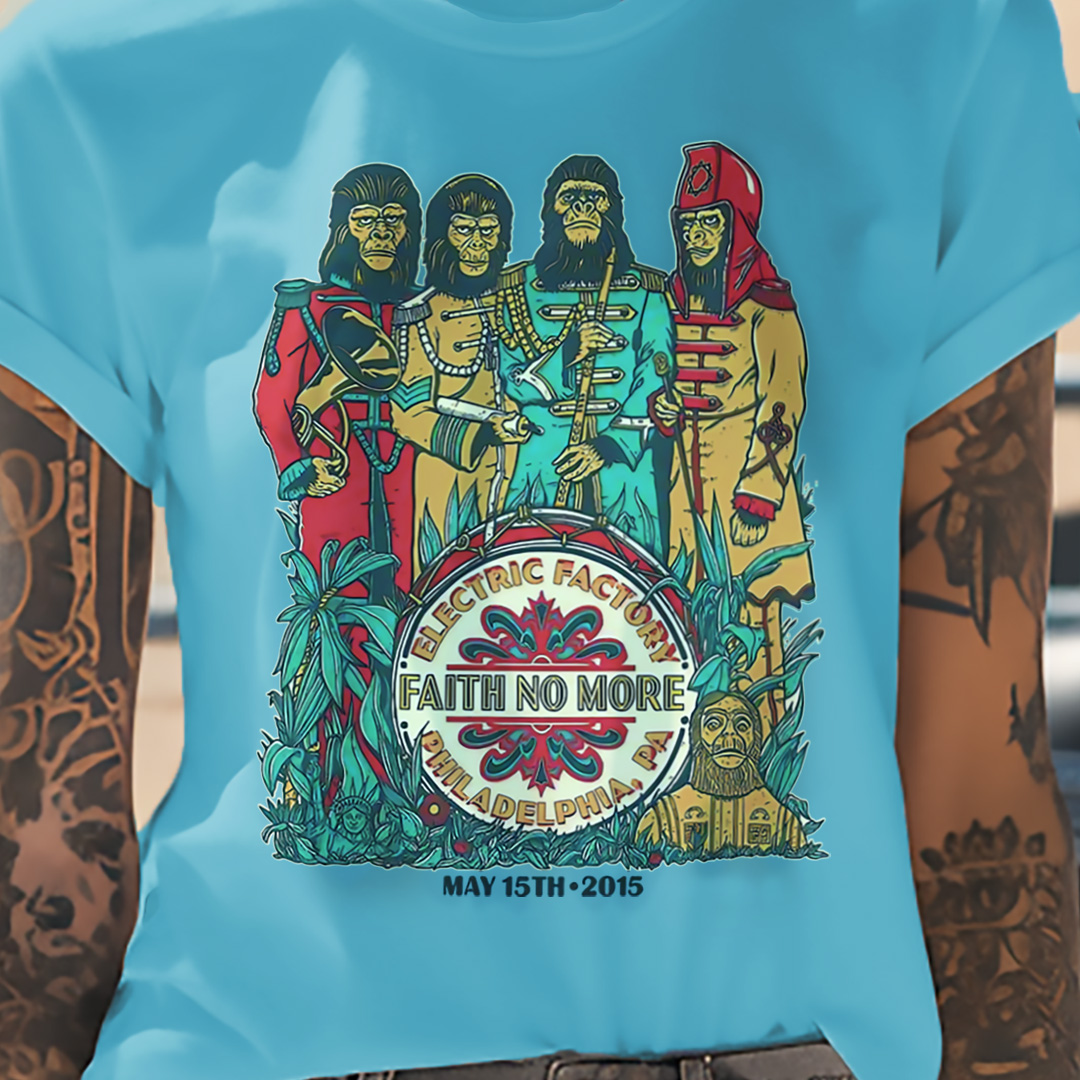 Nome do produto: T-SHIRT CLASSIC FAITH NO MORE