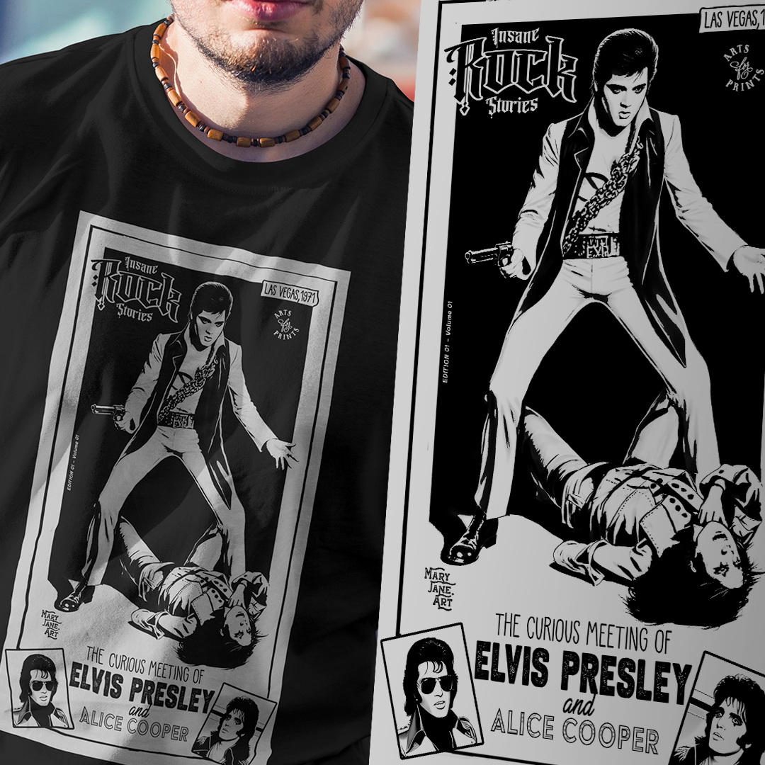 Nome do produto: T-SHIRT PRIME INSANE ROCK STORIES VOL 01