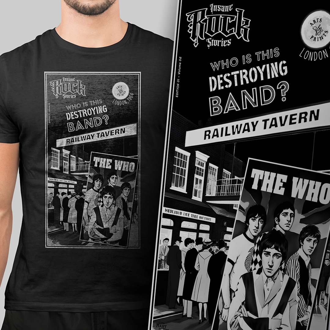Nome do produto: T-SHIRT INSANE ROCK STORIE VOL 02 THE WHO