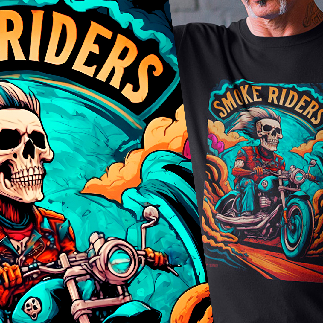 Nome do produto: T-SHIRT SMOKE RIDERS QUALITY