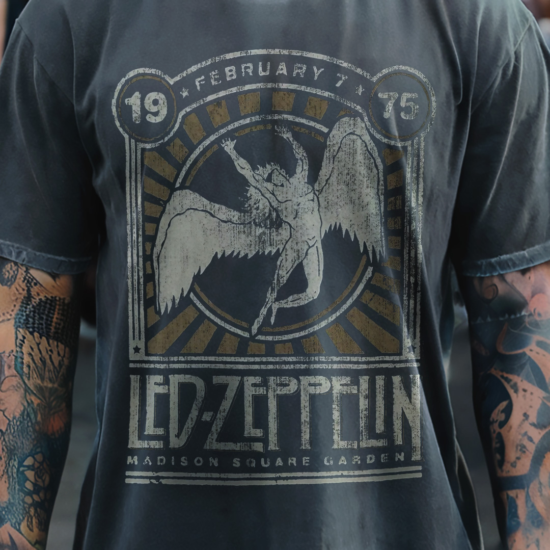 Nome do produto: T-SHIRT ESTONADA LED ZEPPELIN