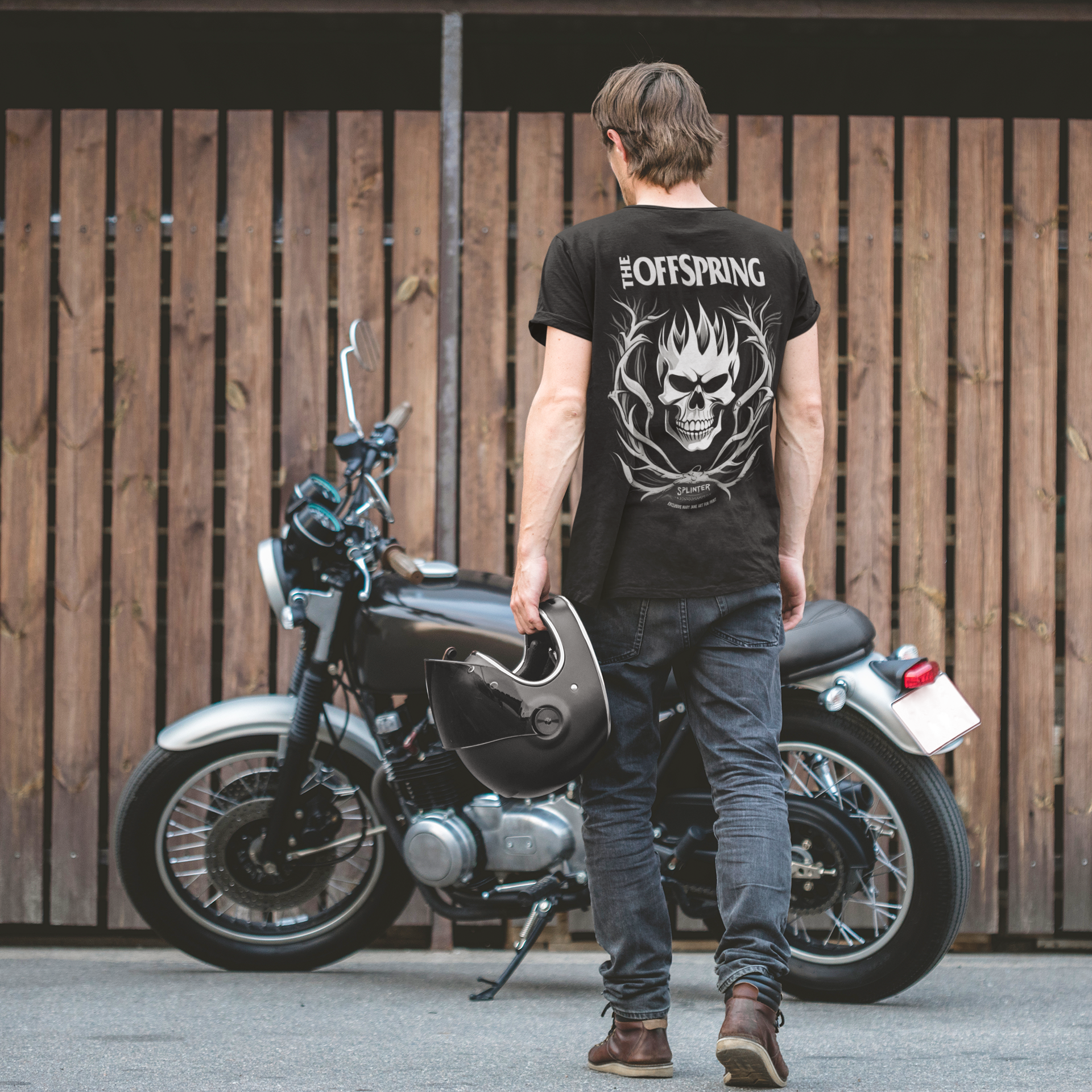 Nome do produto: T-SHIRT QUALITY FRENTE E COSTAS THE OFFSPRING