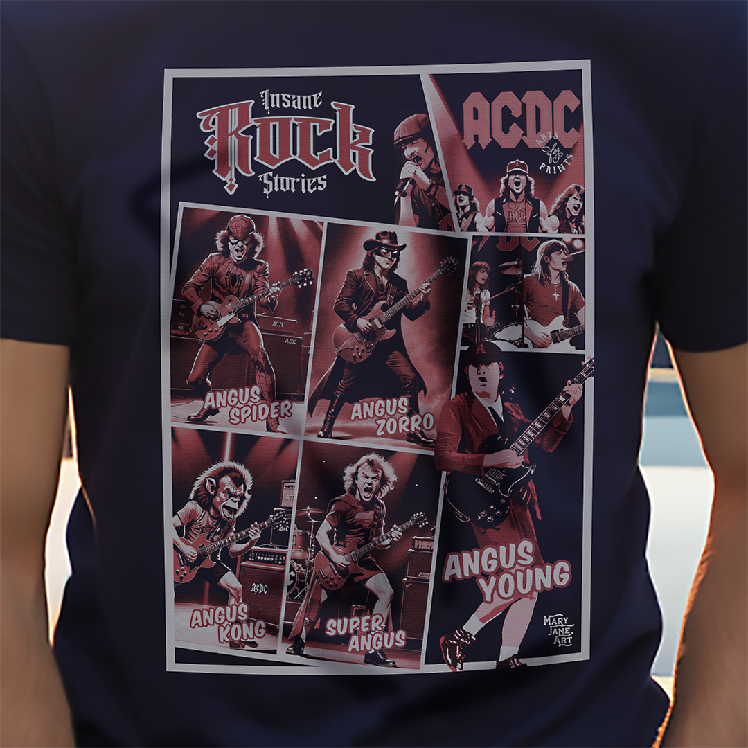 Nome do produto: T-SHIRT PIMA INSANE ROCK STORIE VOL 4