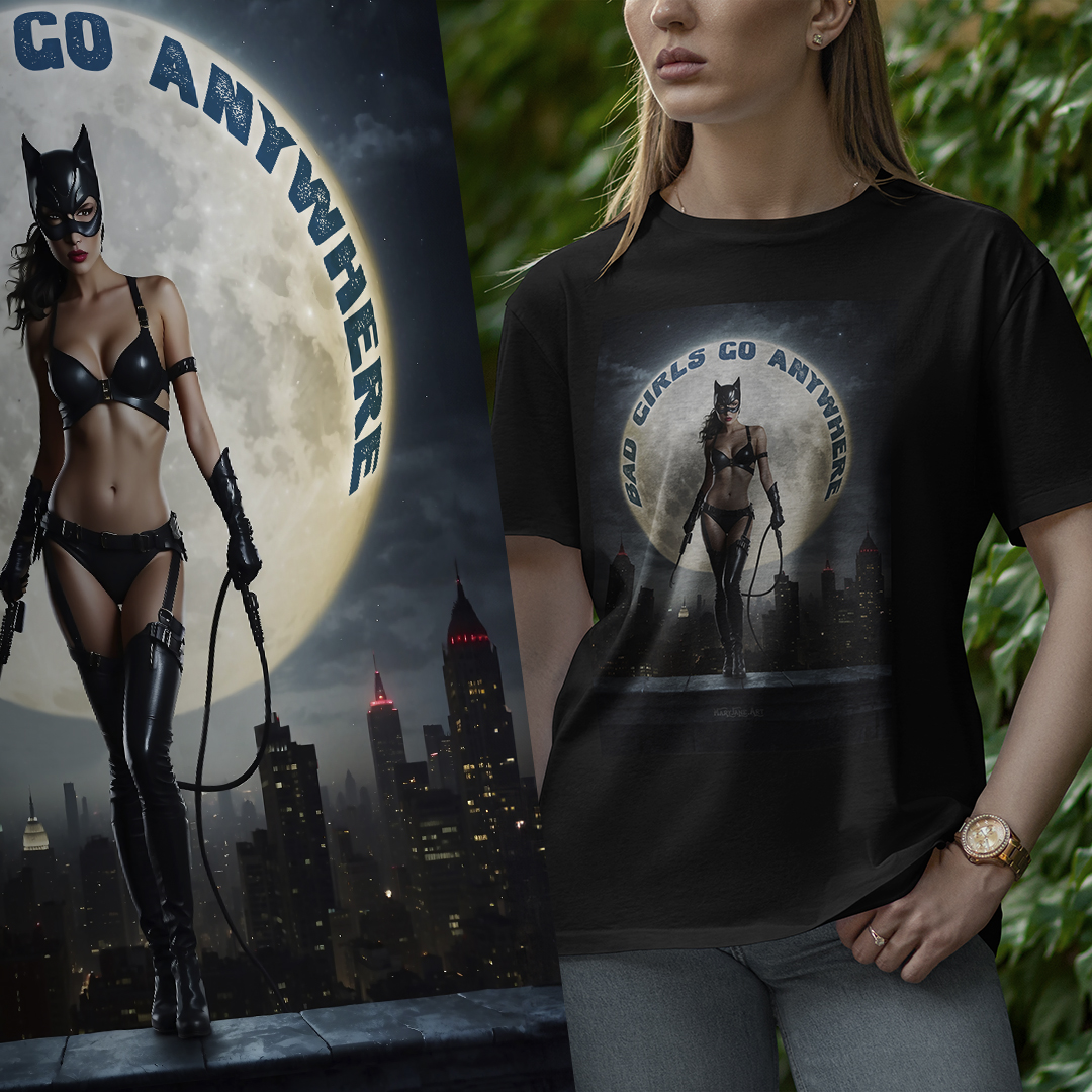 Nome do produto: T-SHIRT QUALITY CATGIRL 