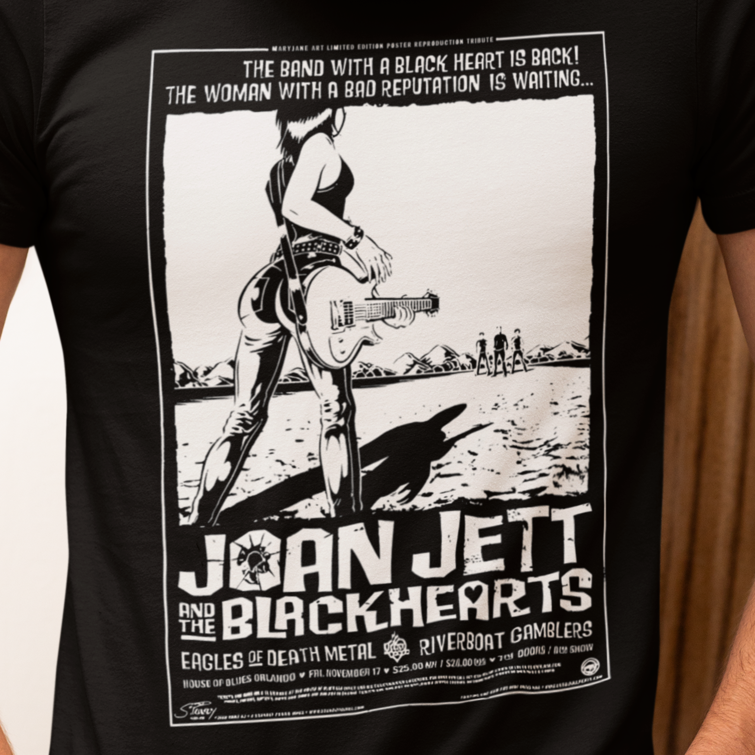 Nome do produto: T-SHIRT QUALITY JOAN JETT