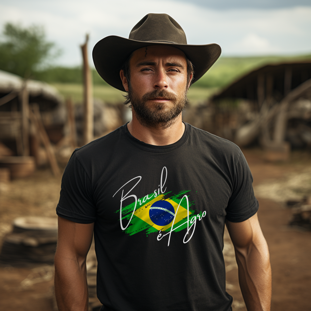 Nome do produto: TSHIRT BRASIL É AGRO
