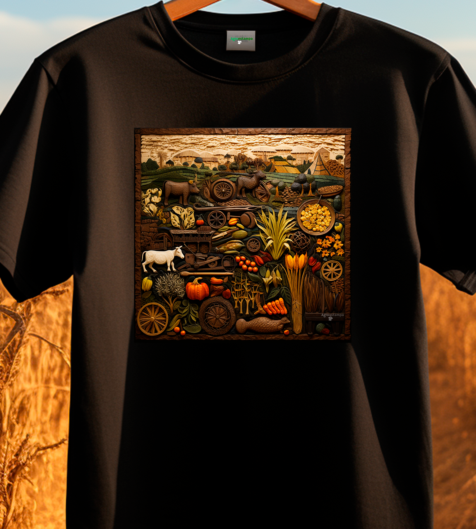 Nome do produto: TSHIRT RIQUEZAS DO AGRO