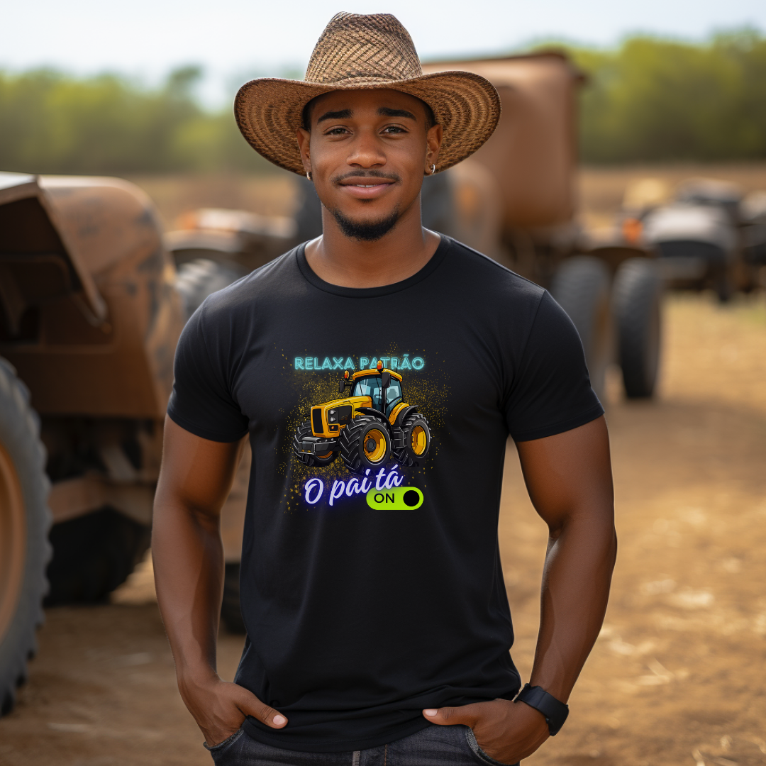 Nome do produto: TSHIRT O PAI TÁ ON